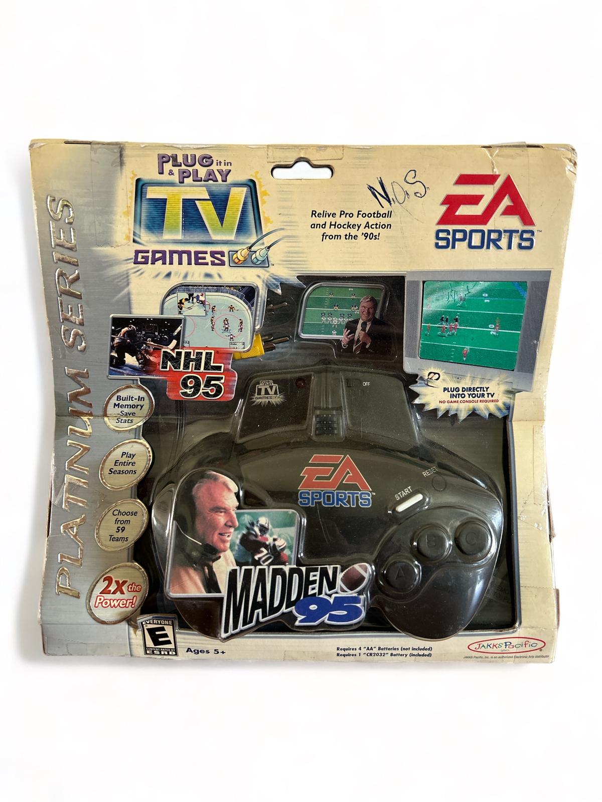 EA Sports NHL '95 & Madden '95 plug-in TV games