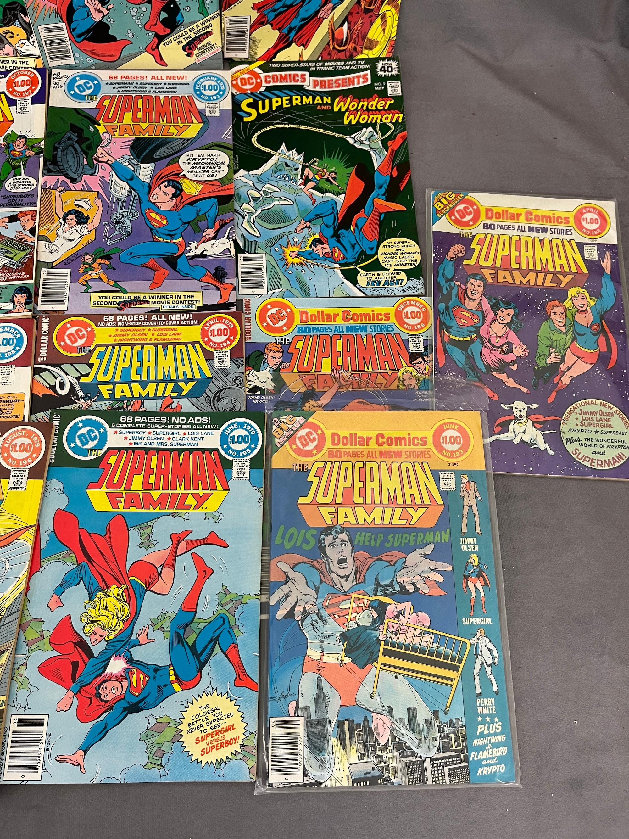 VINTAGE COMIC BOOK COLLECTION SUPERMAN LOT 23