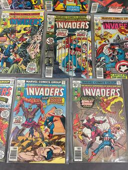 VINTAGE COMIC BOOK COLLECTION INVADERS LOT 11