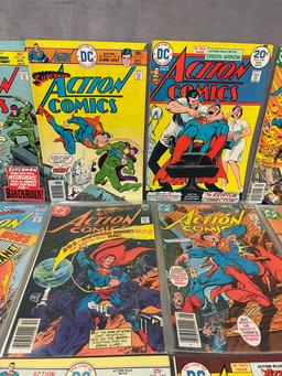 VINTAGE COMIC BOOK COLLECTION ACTION COMICS DC COMICS LOT 16