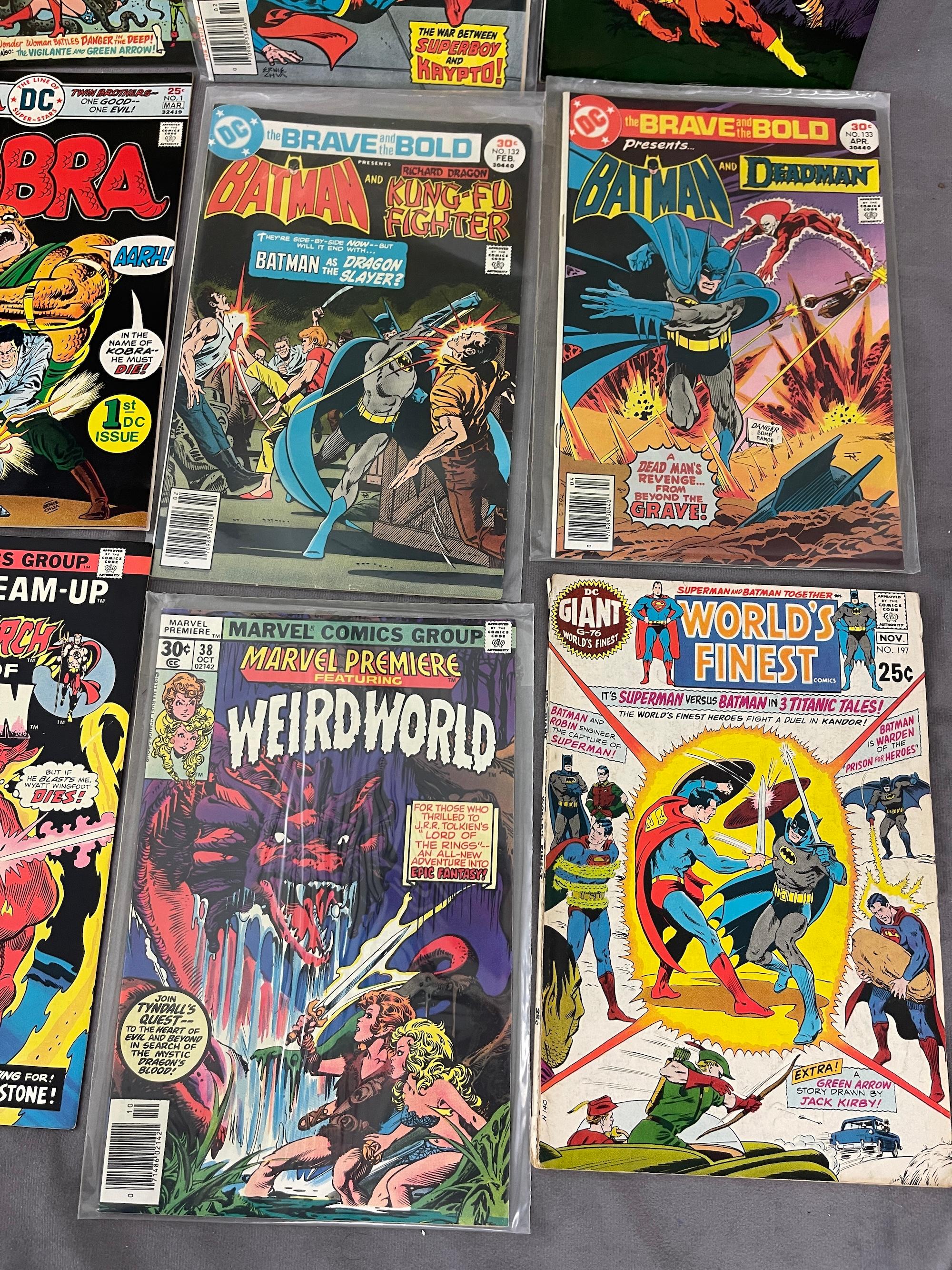 VINTAGE COMIC BOOK COLLECTION DC AND MARVEL COMICS LOT 20