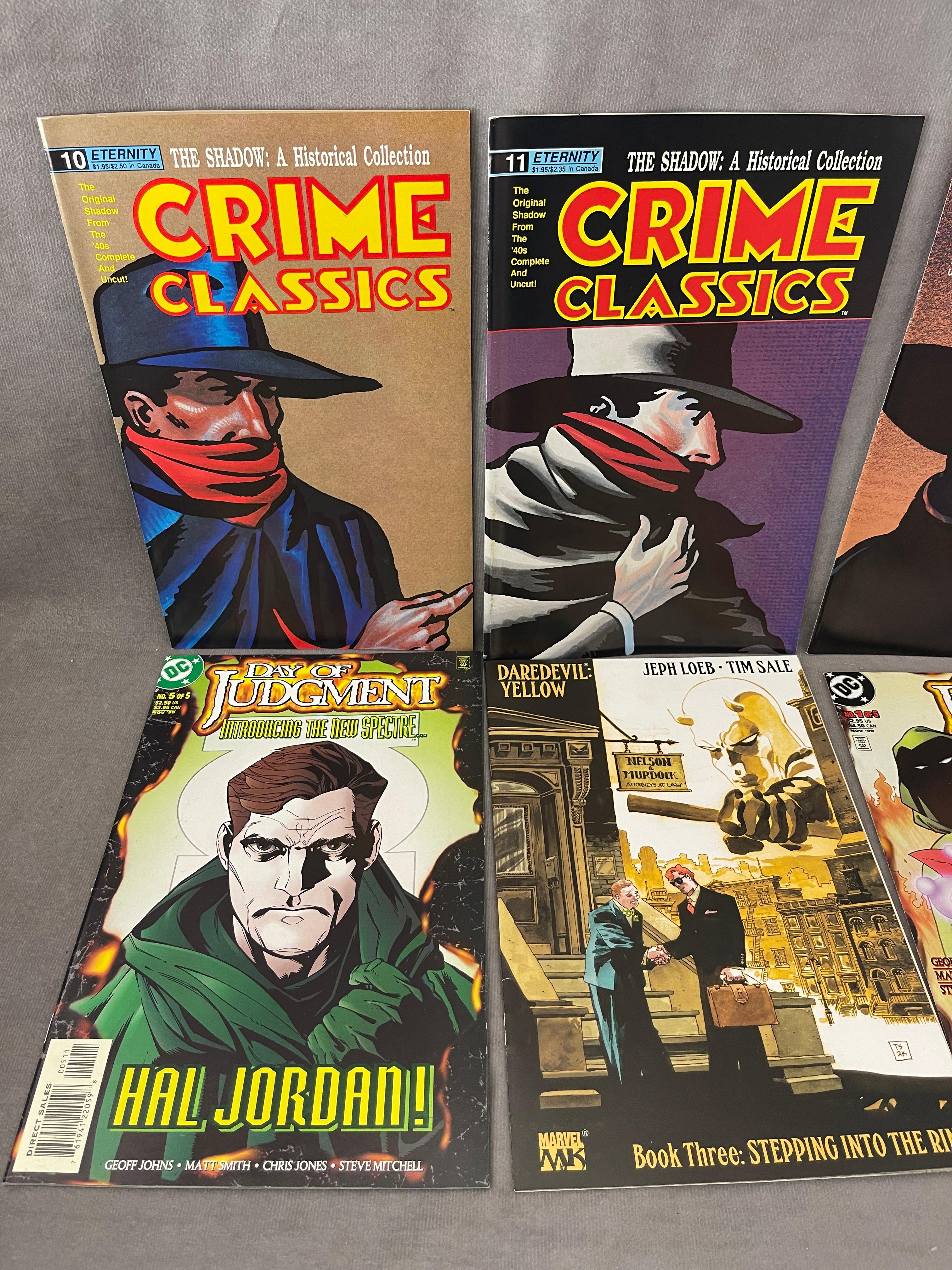 VINTAGE COMIC BOOK COLLECTION CRIME CLASSICS LOT 15