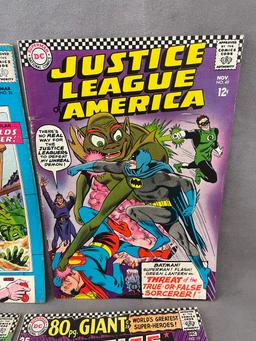 VINTAGE COMIC BOOK COLLECTION JUSTICE LEAGUE OF AMERICA 26, 49, 85, 48,43, 17 LOT 6