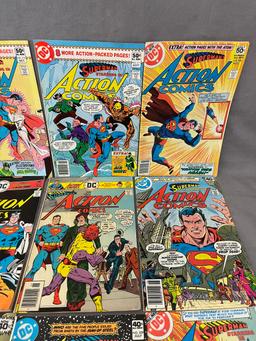 VINTAGE COMIC BOOK COLLECTION ACTION COMICS DC COMICS LOT 29