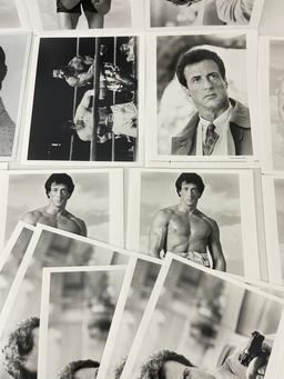 Sylvester Stallone Rocky V Behind the Scenes B&W Photo Lot 20