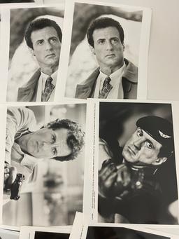 Sylvester Stallone Rocky V Behind the Scenes B&W Photo Lot 20