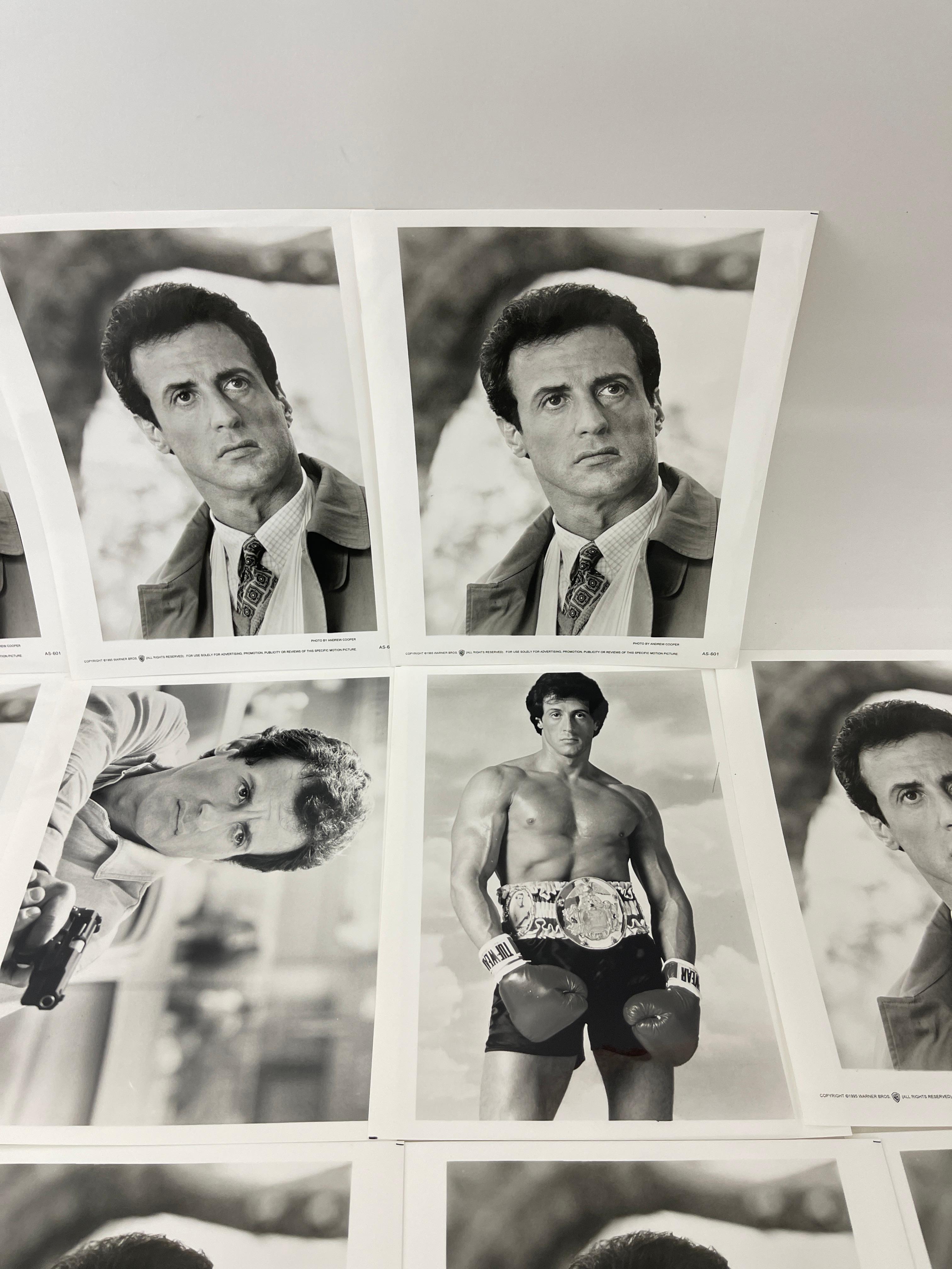 Sylvester Stallone Rocky V Behind the Scenes B&W Photo Lot 18