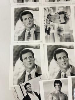 Sylvester Stallone Rocky V Behind the Scenes B&W Photo Lot 18