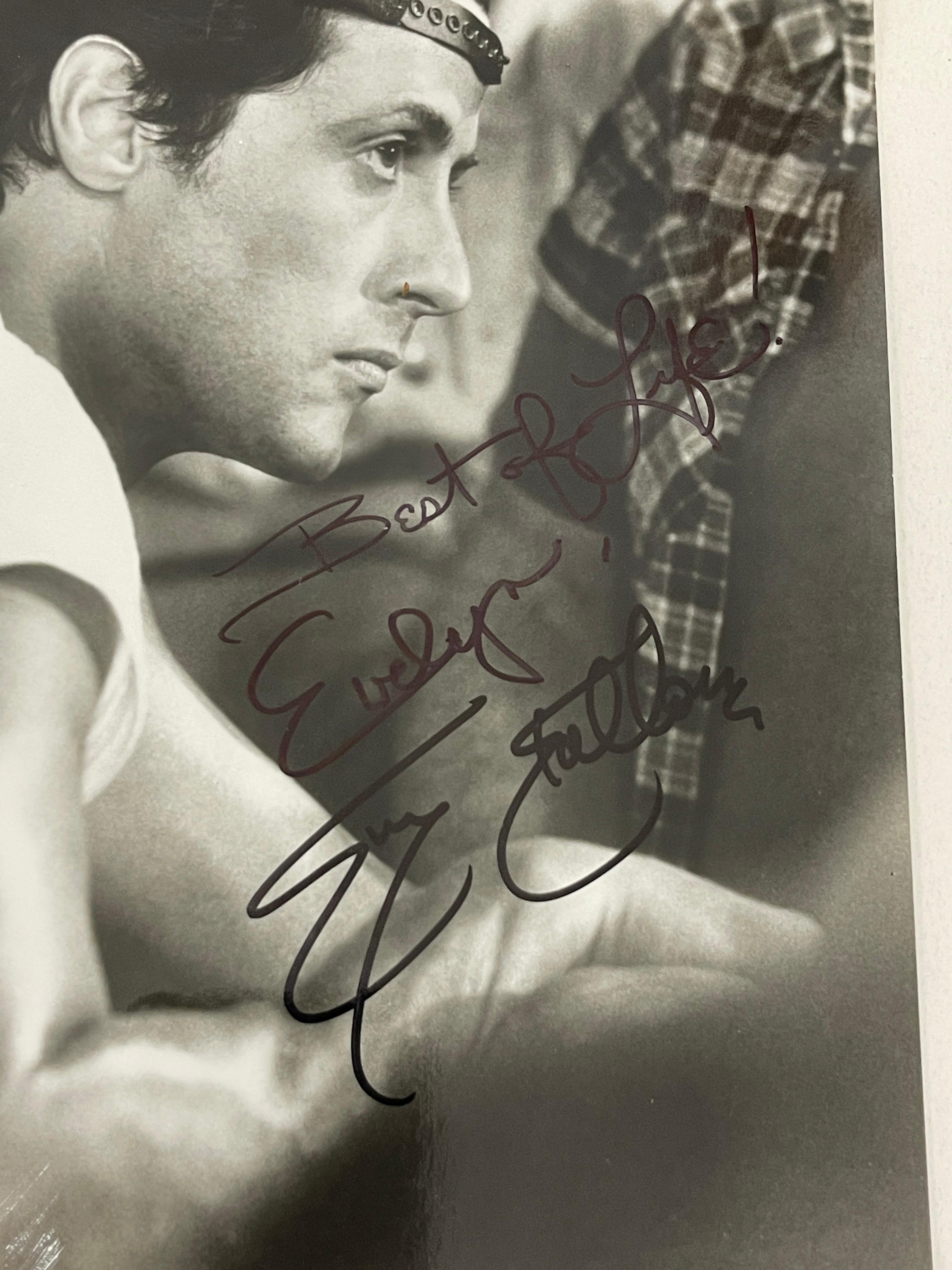 Sylvester Stallone signed 8 x 10 photo