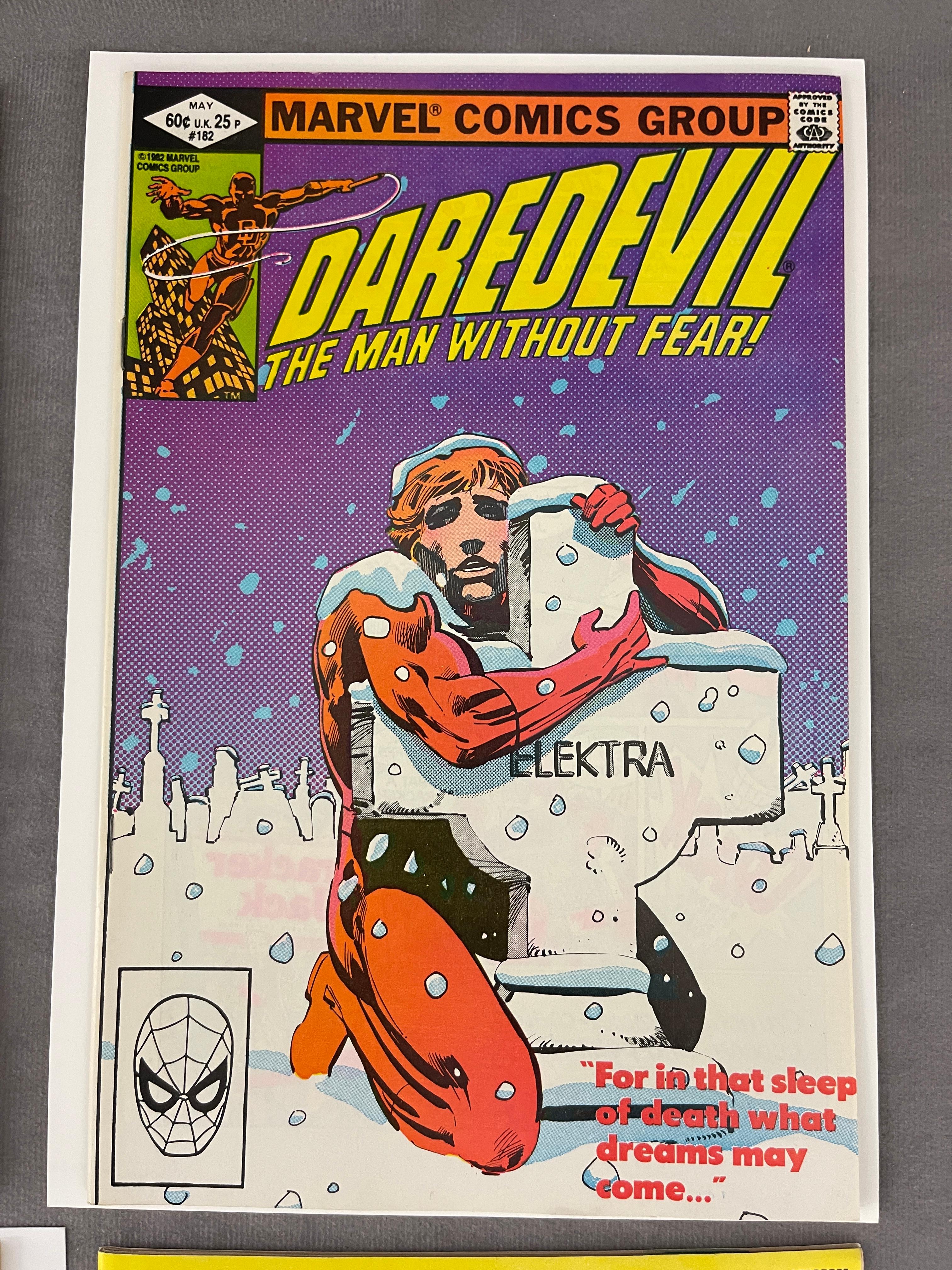 Vintage Daredevil #133, #134, #179, #180, #182, #189 Marvel Comic Book Collection Lot of 6