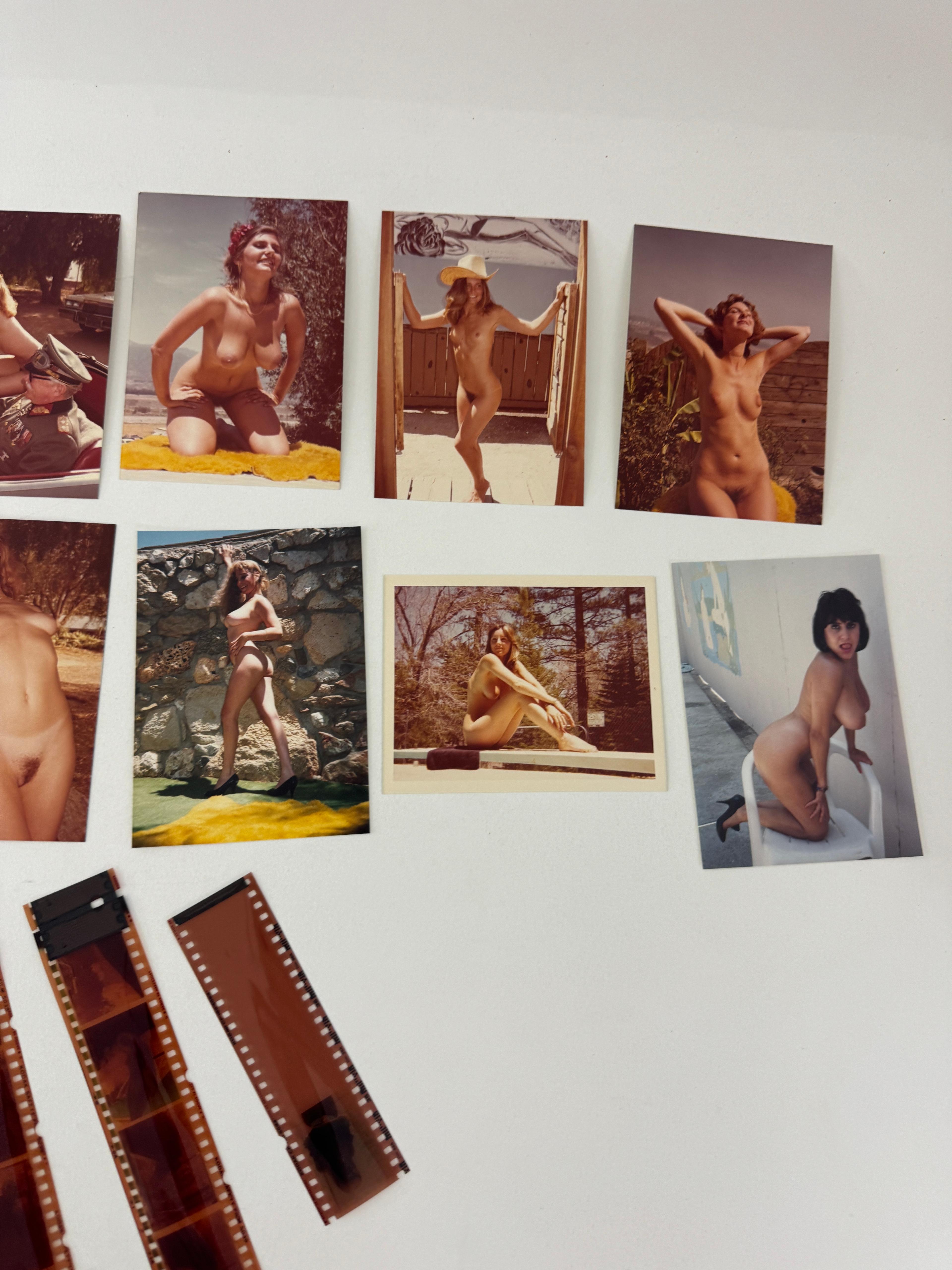 Vintage Pin-Up Nude Female Model Erotic Risque Photographwith negative Collection Lot 10