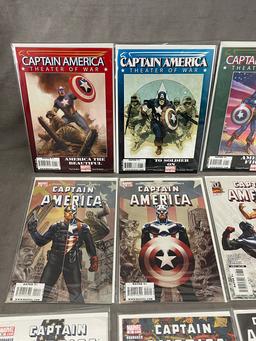 Captain America Marvel Comic Book Collection Lot of 15