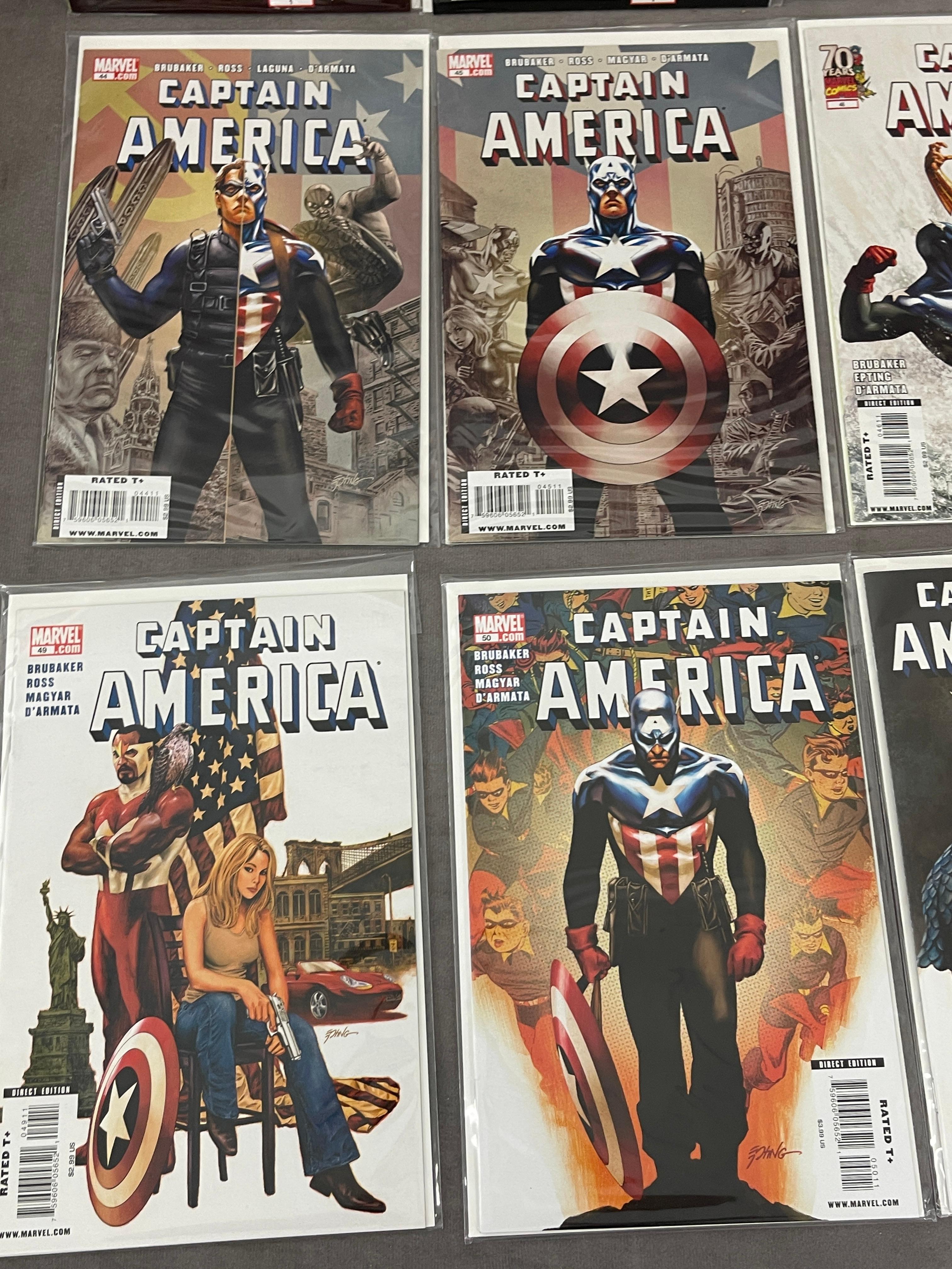 Captain America Marvel Comic Book Collection Lot of 15