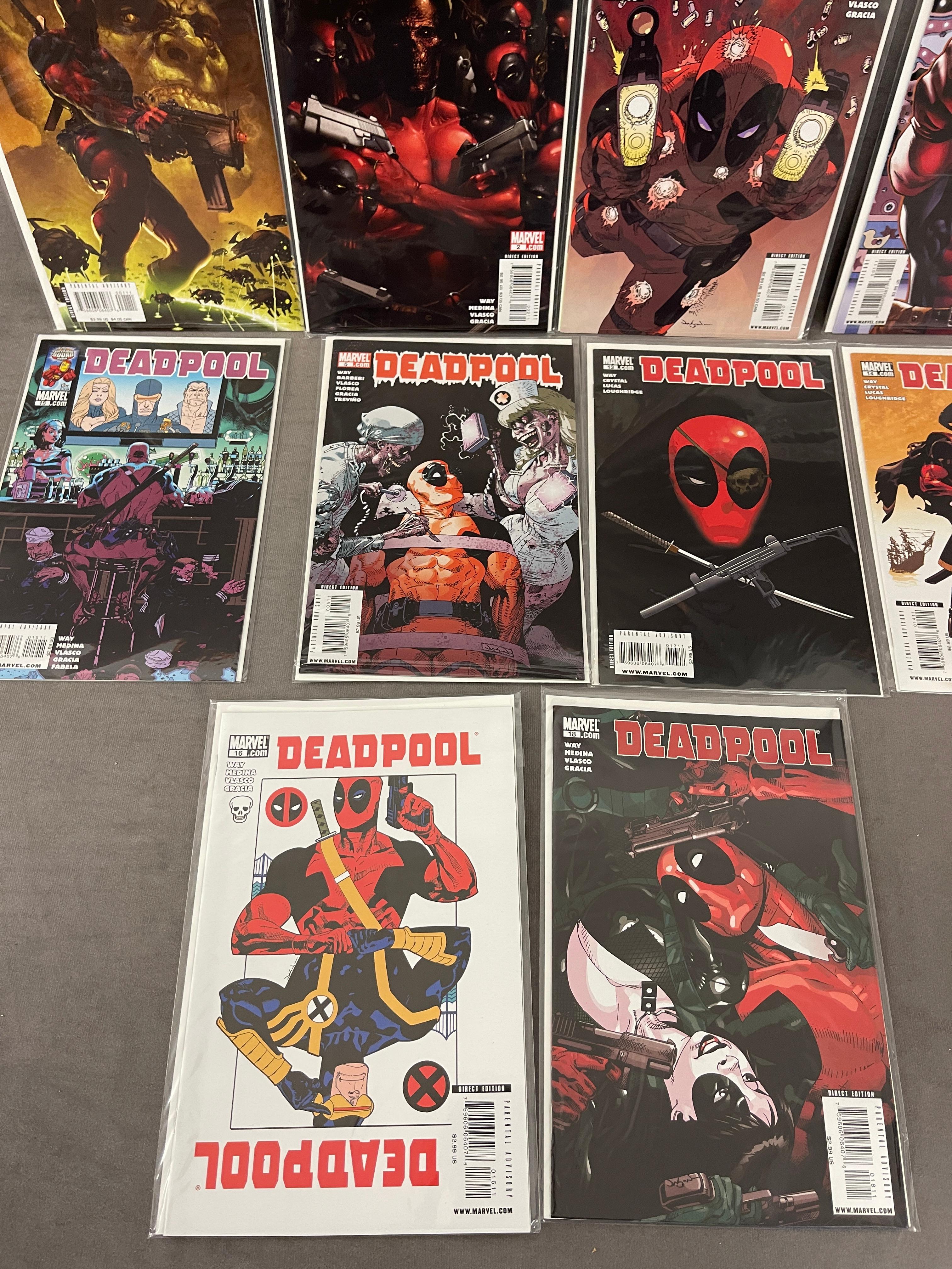 Deadpool Marvel Comic Book Collection Lot of 10