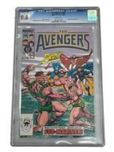 Vintage The Avengers #262 Marvel Comics 12/85, Namor Joins the Avengers High Grade CGC 9.6