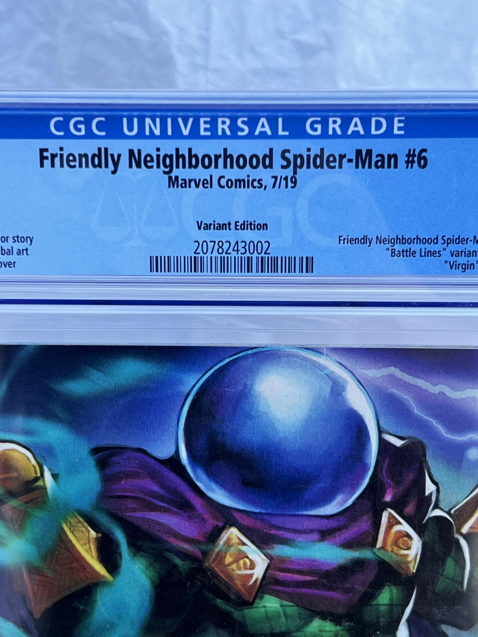 Comic Book Friendly Neighborhood Spider-Man #6 High Grade Modern Marvel Comic 2019 CGC 9.4
