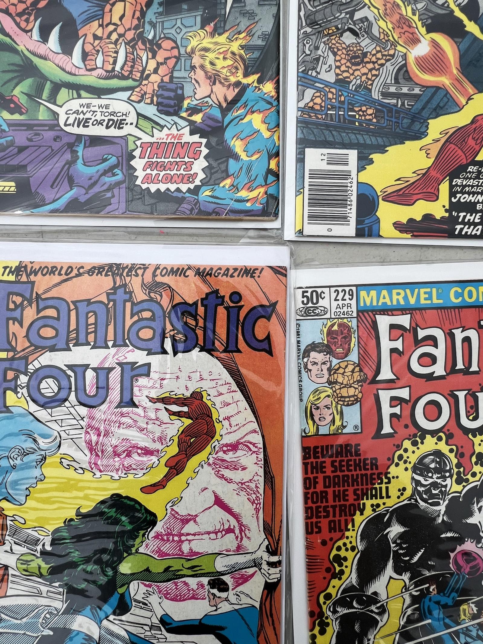 COMIC BOOK FANTASTIC FOUR COLLECTION LOT 8 MARVEL COMICS