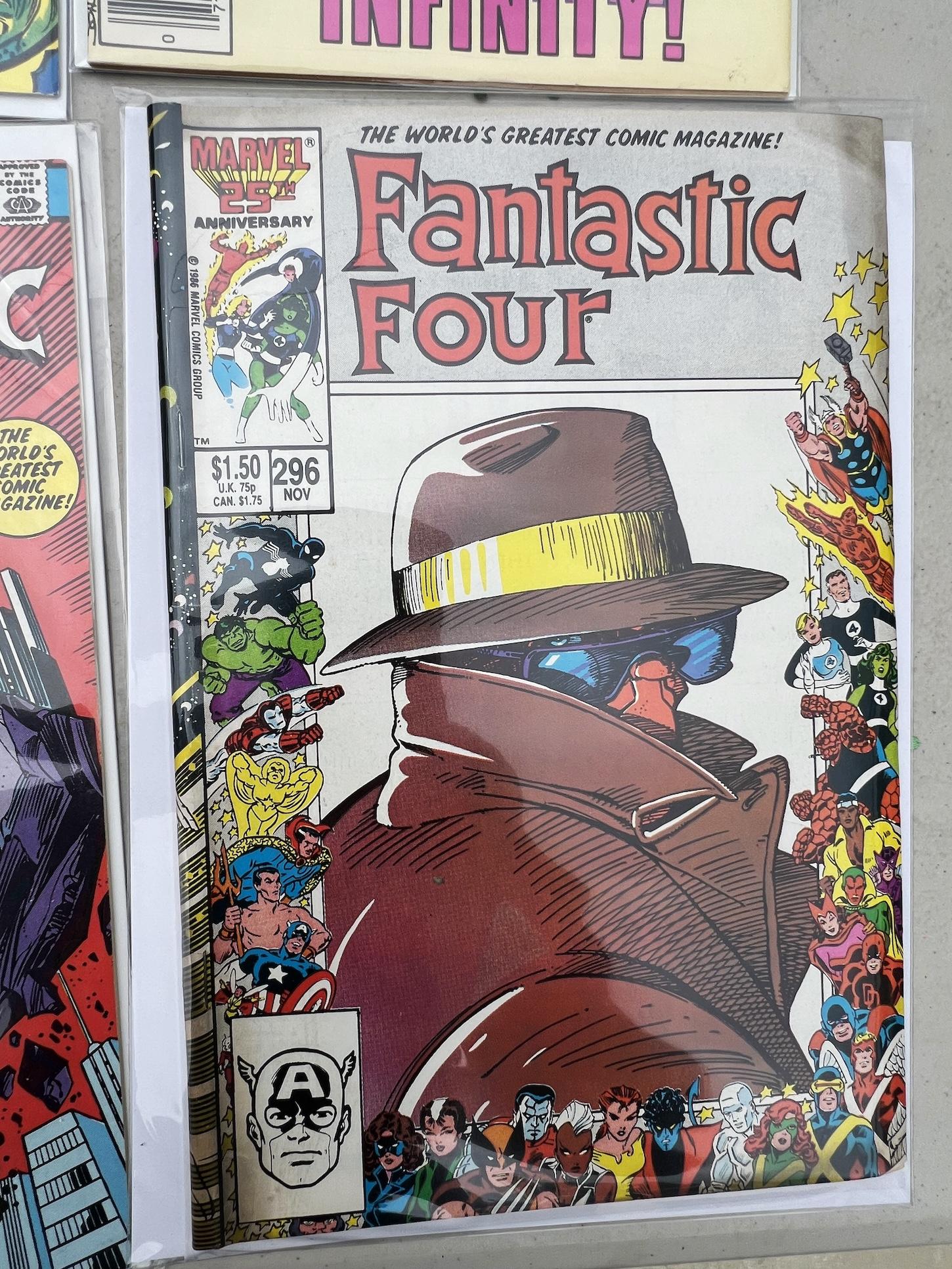 COMIC BOOK FANTASTIC FOUR COLLECTION LOT 8 MARVEL COMICS