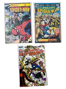 Comic Book Spider-Man 9, 156, 27 collection lot 3 Marvel Comics