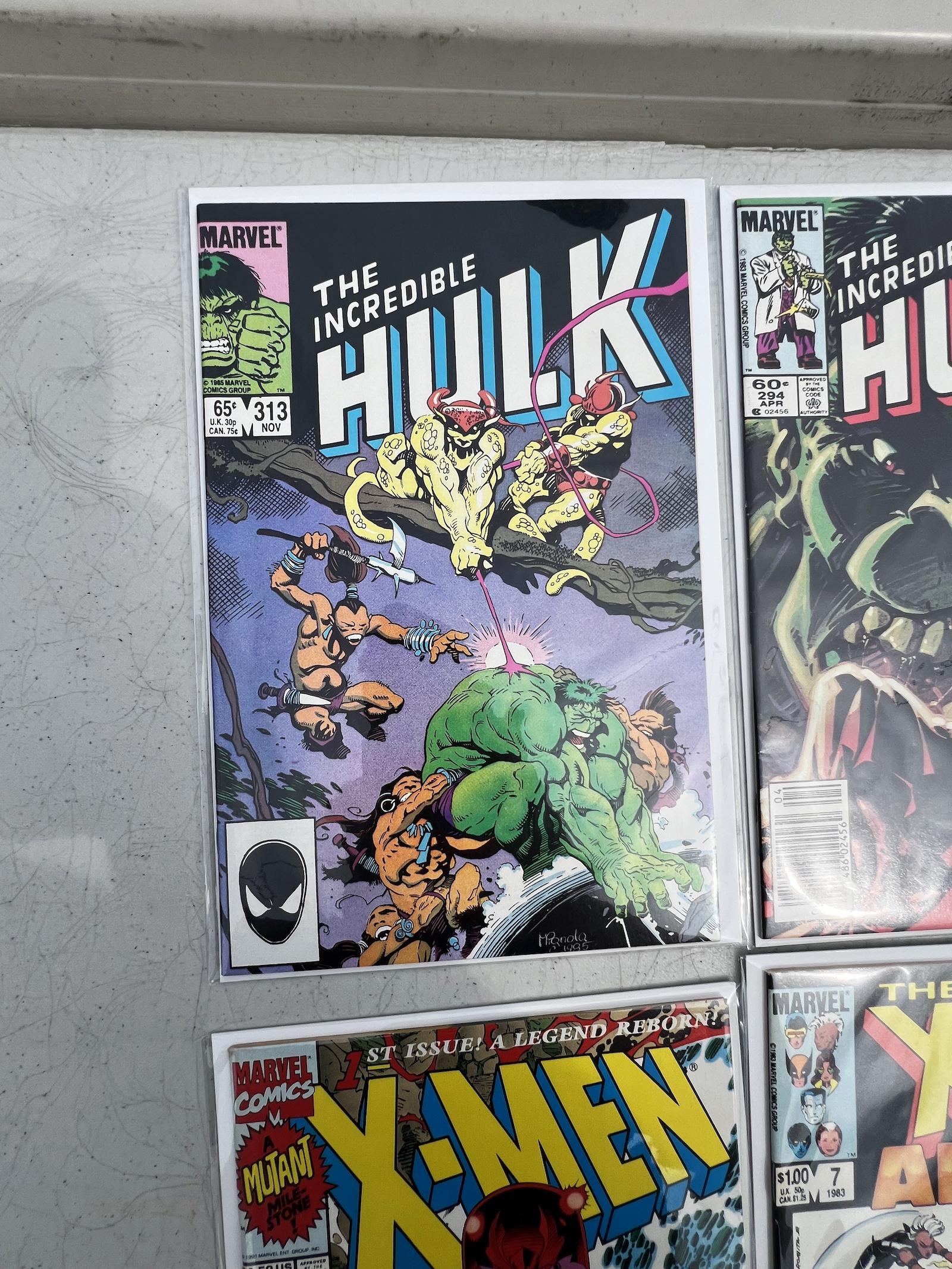 Comic Book Hulk X-Men Collection Lot 8