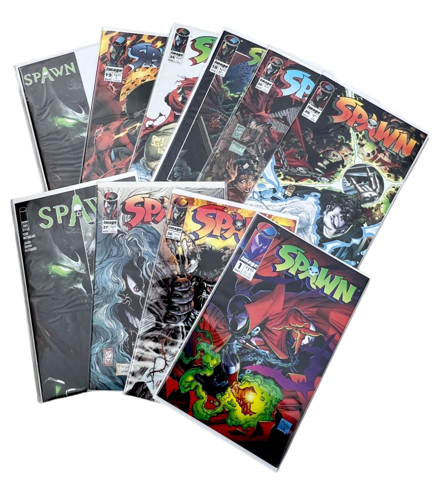 Comic Book Spawn Collection lot 10 NF