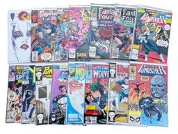 Comic Book Collection lot 15 Marvel Comics, Punisher Fantastic Four X-Men