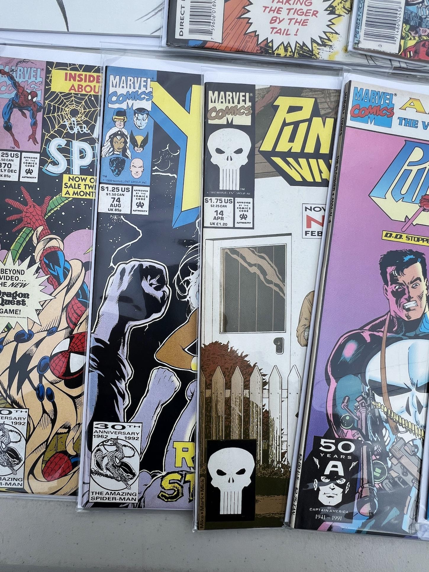 Comic Book Collection lot 15 Marvel Comics, Punisher Fantastic Four X-Men