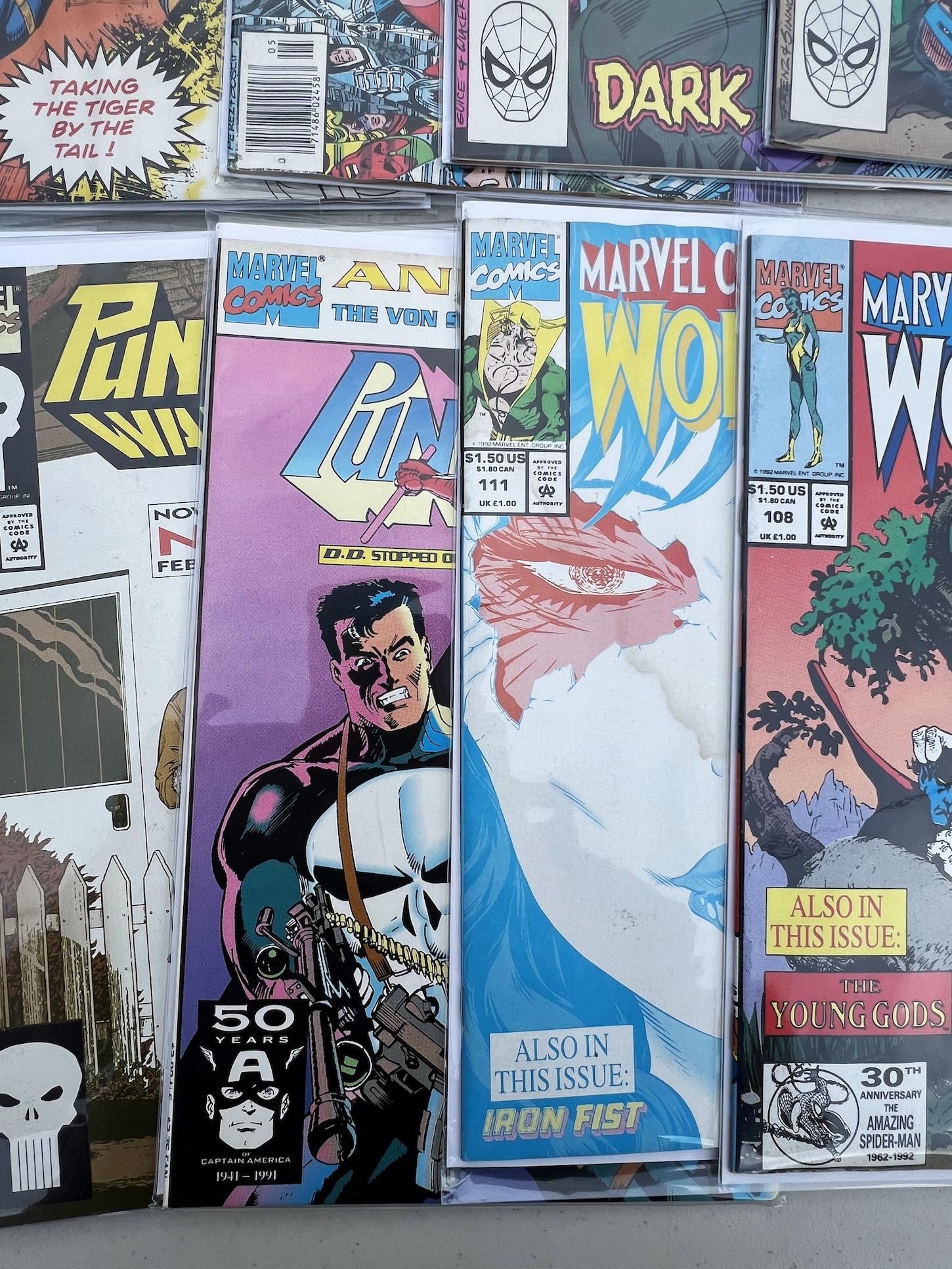 Comic Book Collection lot 15 Marvel Comics, Punisher Fantastic Four X-Men