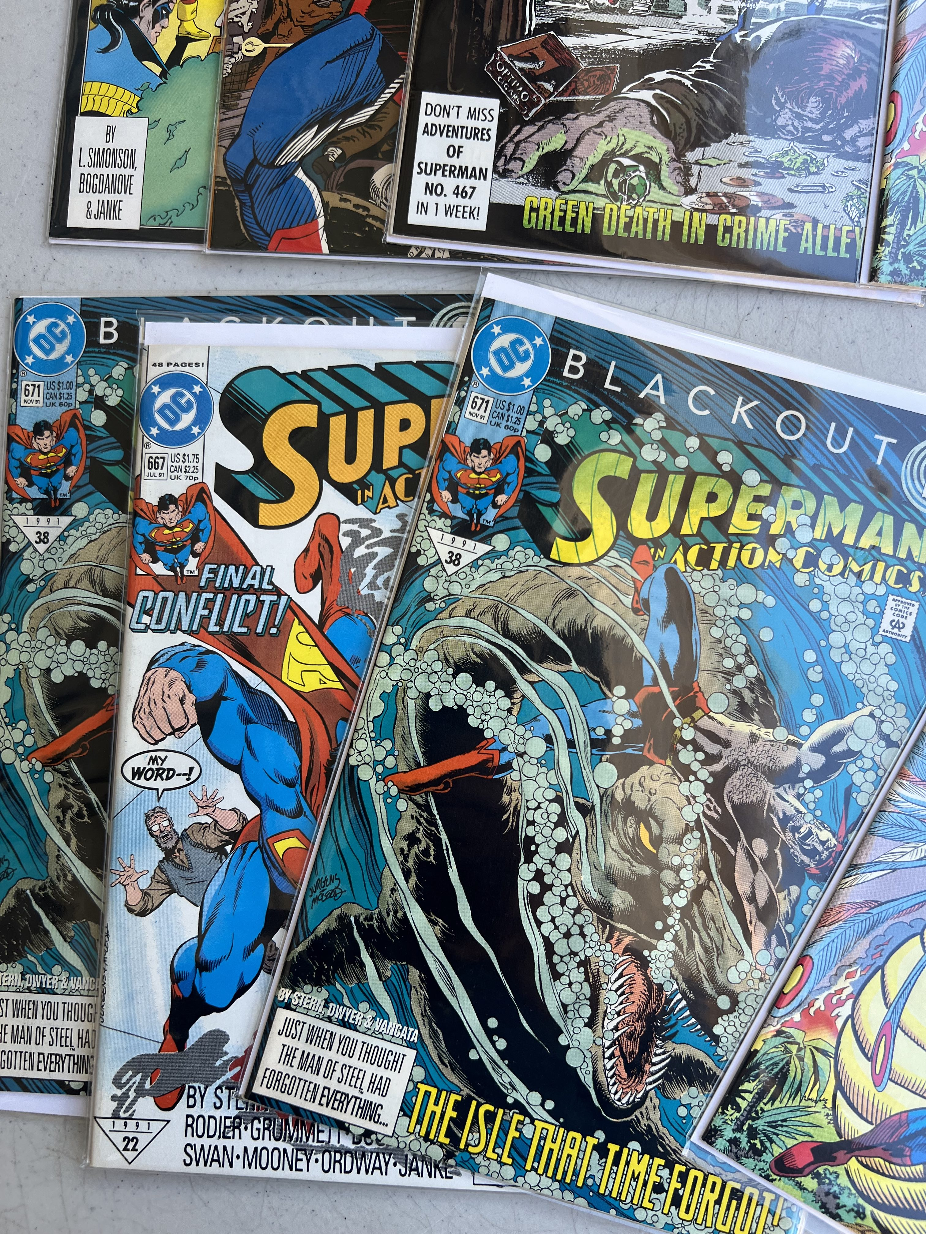 Comic Book Superman collection lot 13 DC comics