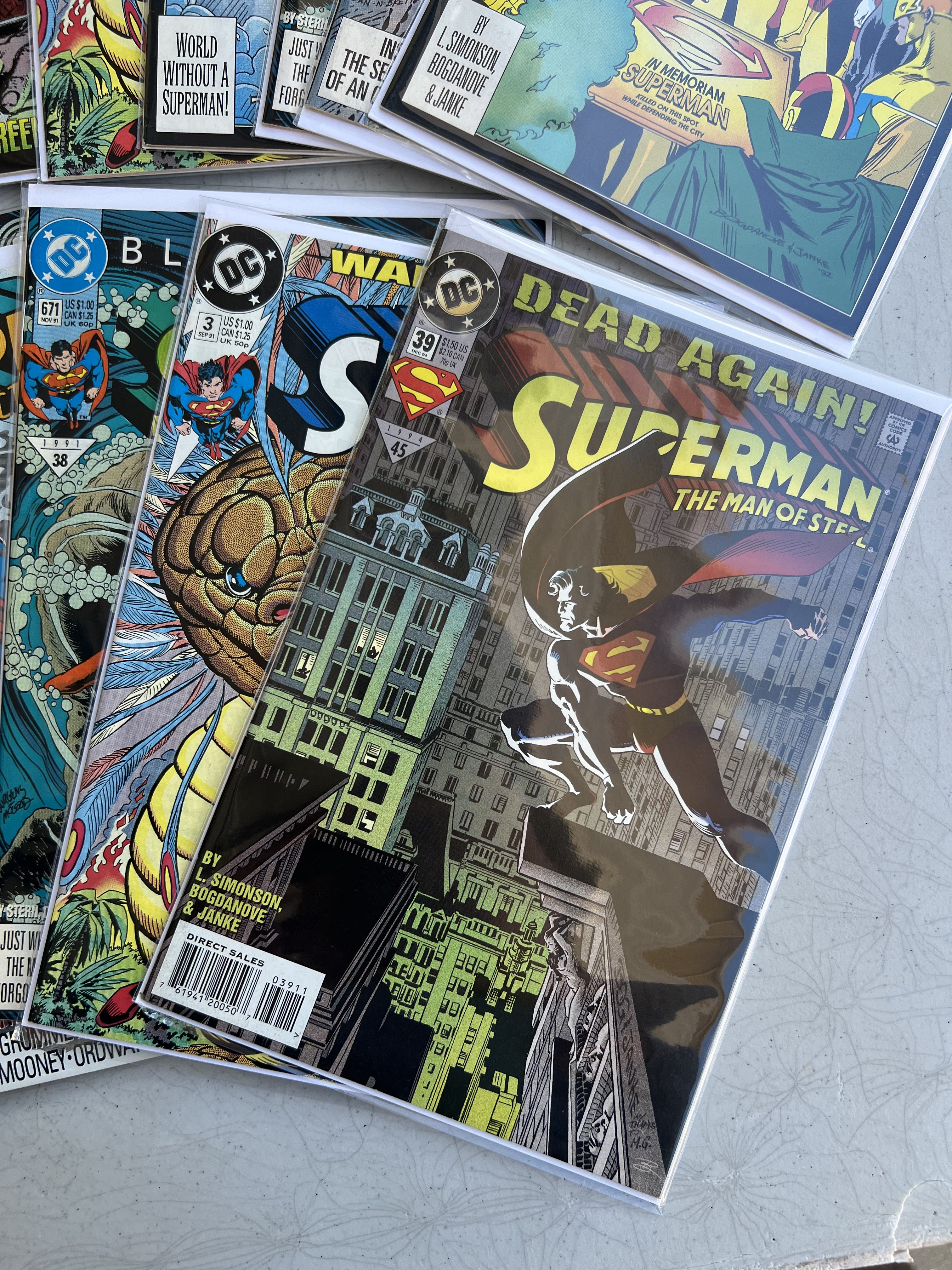 Comic Book Superman collection lot 13 DC comics