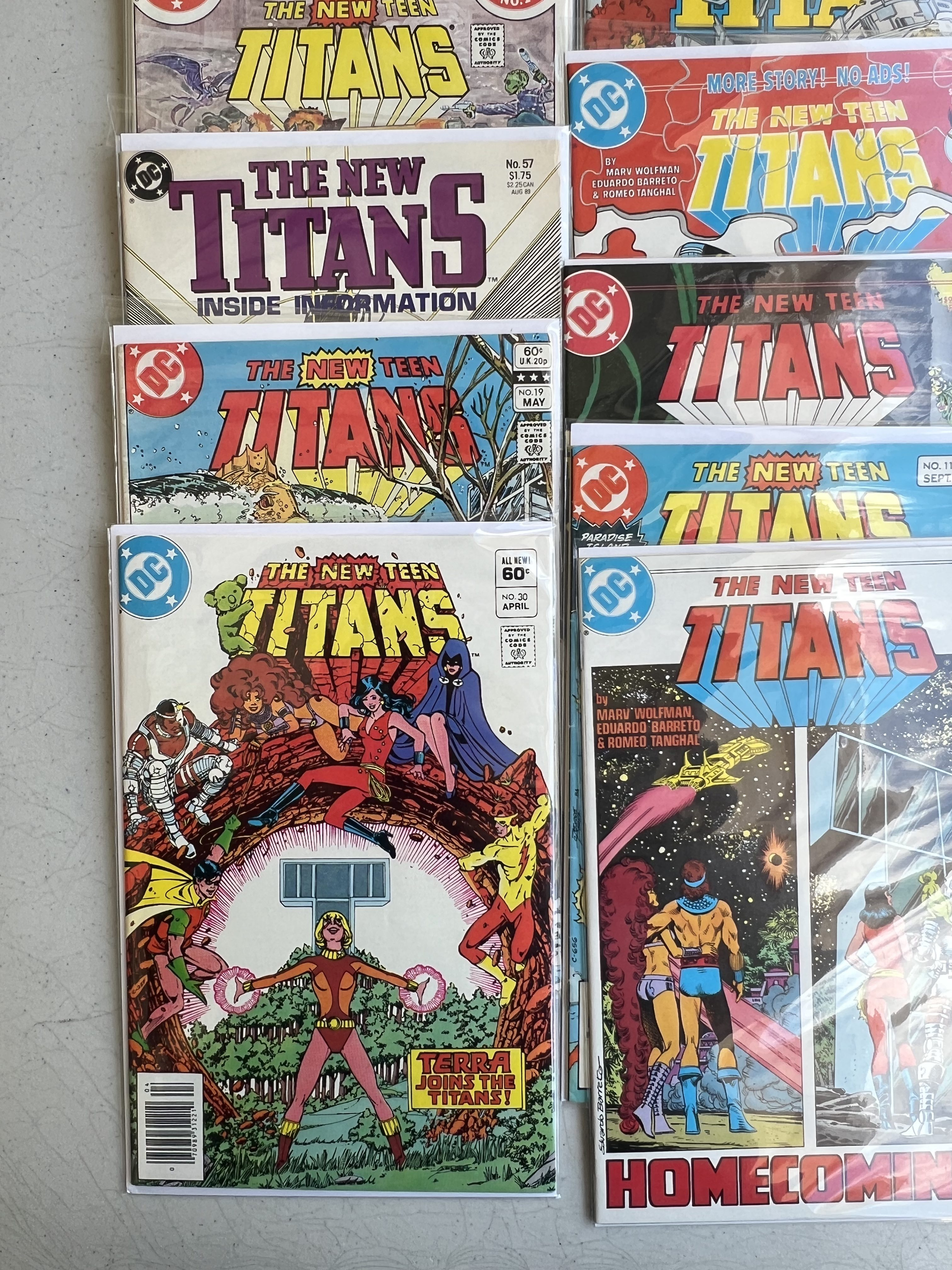 Comic Book Titans DC collection lot 21