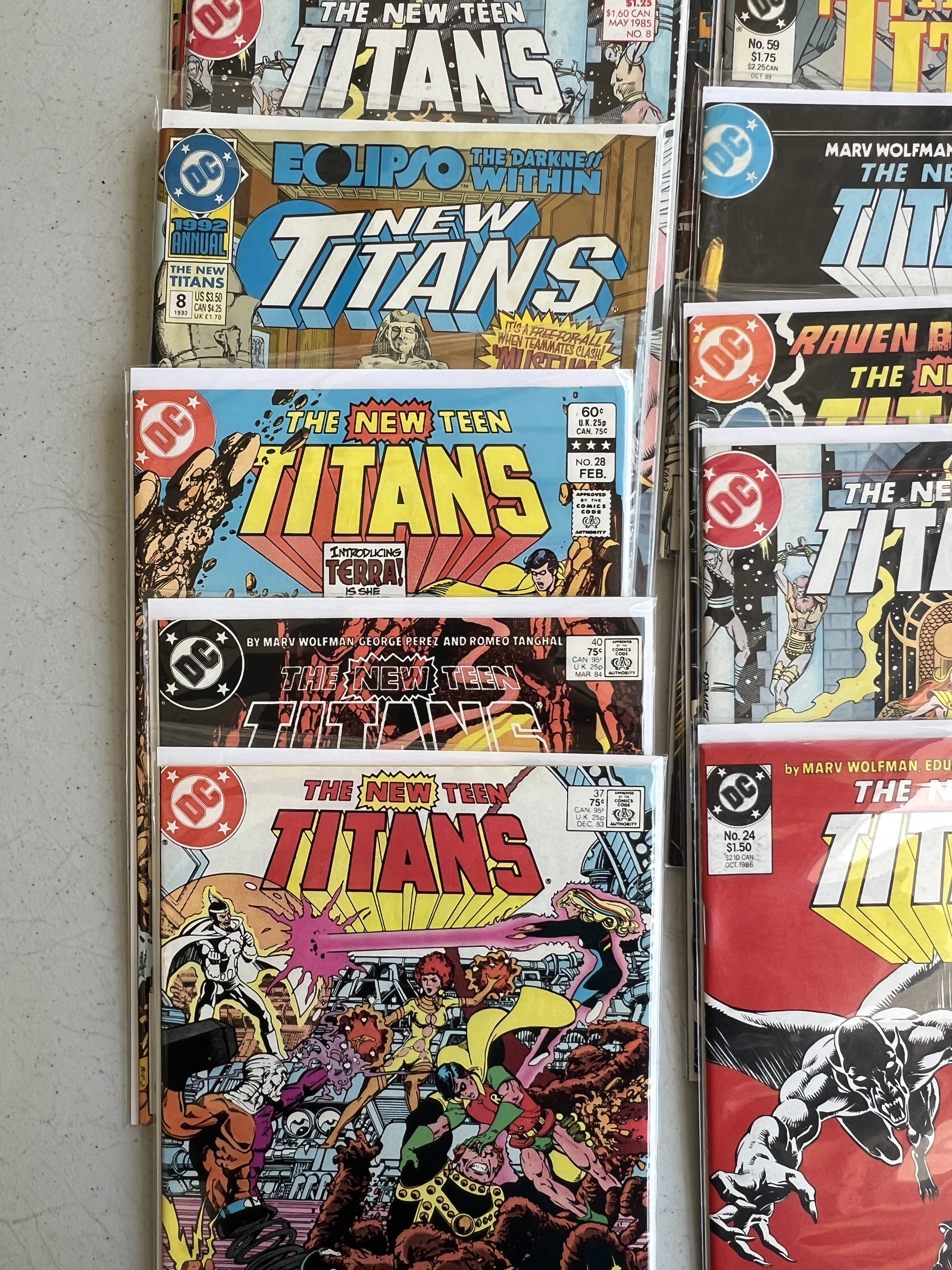 Comic Book Titans DC collection lot 21