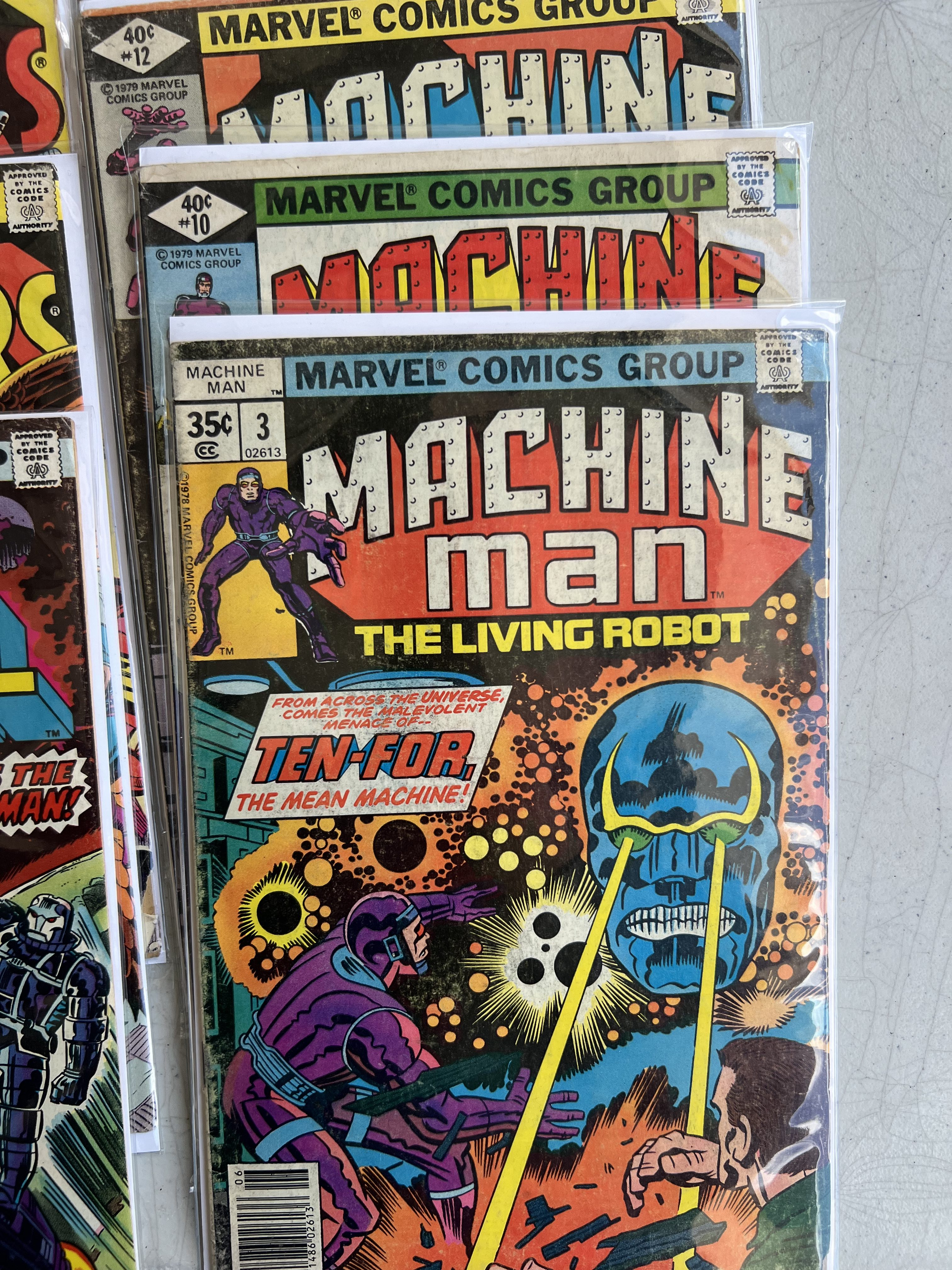 Comic Book Defenders and Machine Man collection lot 25