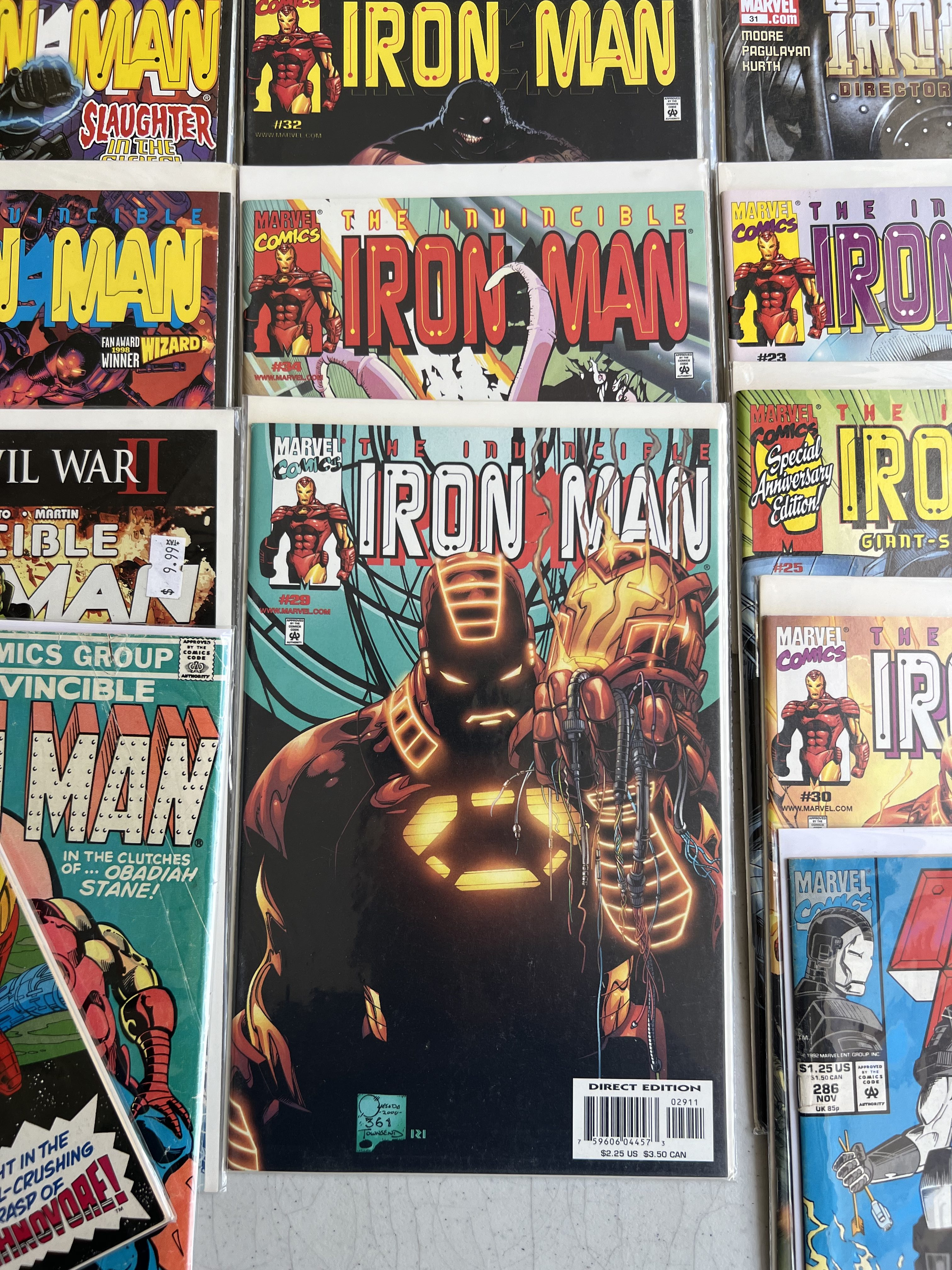 Comic Book Iron Man Collection lot 18 Marvel Comics