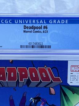 COMIC BOOK Deadpool #6 Marvel Prh Comic Book 2023 CGC 9.6