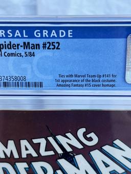 Comic book Amazing Spider-Man #252D Direct Variant CGC 9.6