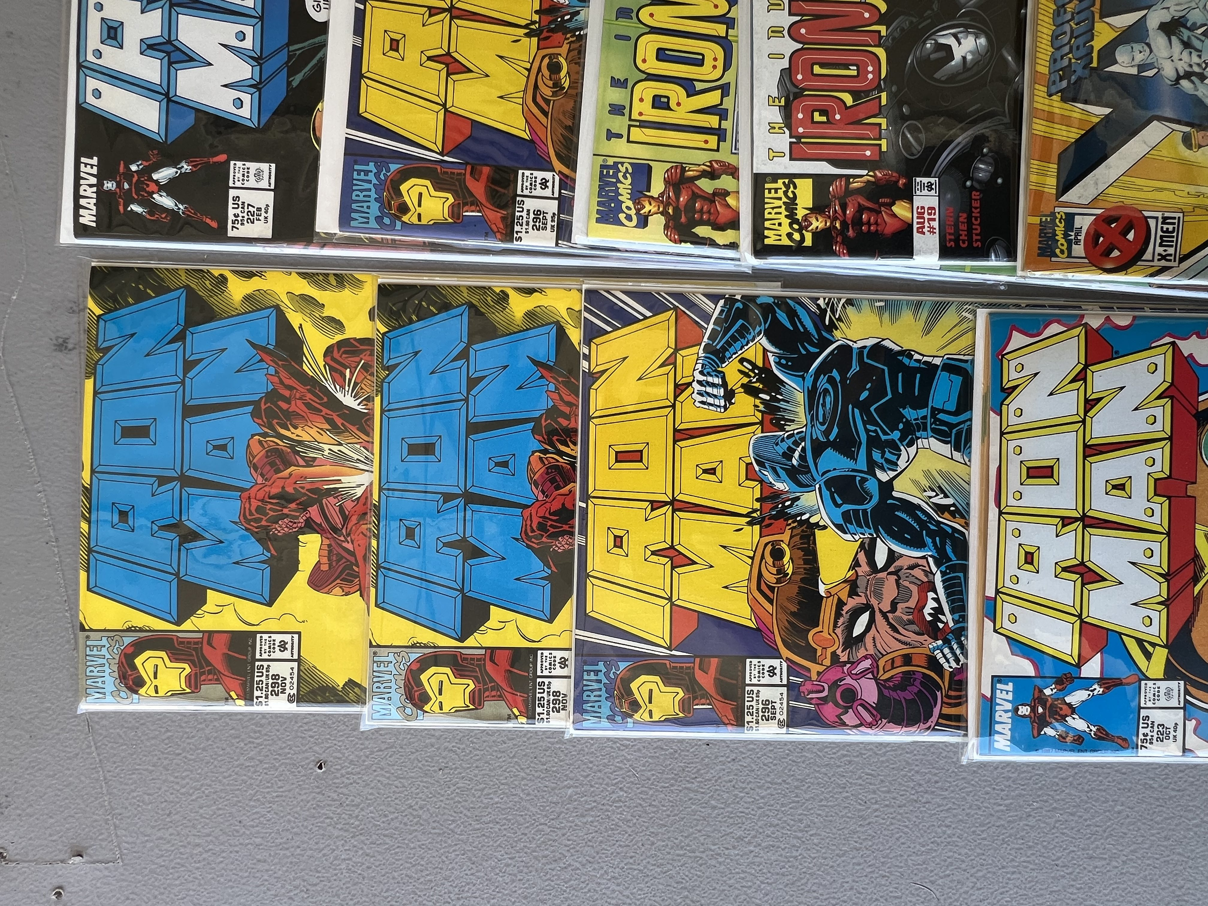 Comic Book Iron X-Men Marvel Comics collection lot 21