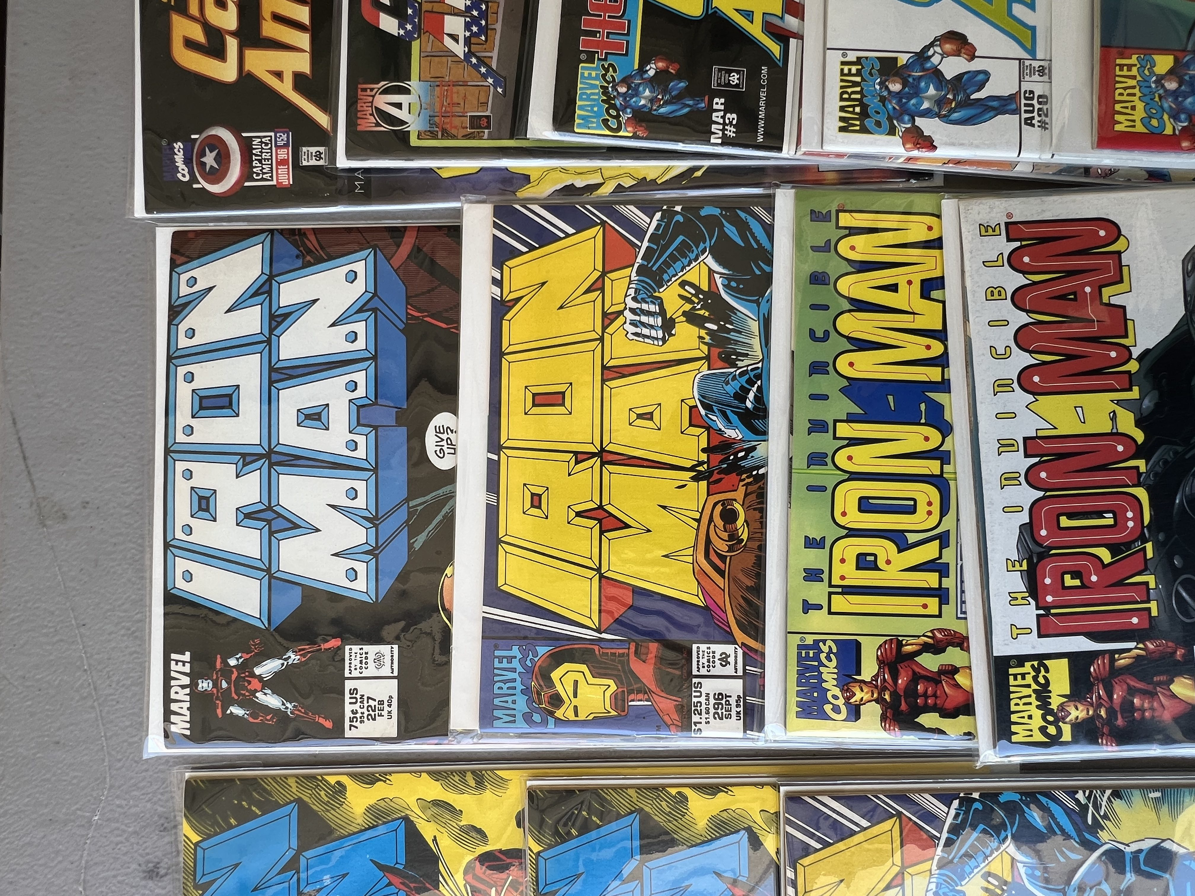 Comic Book Iron X-Men Marvel Comics collection lot 21