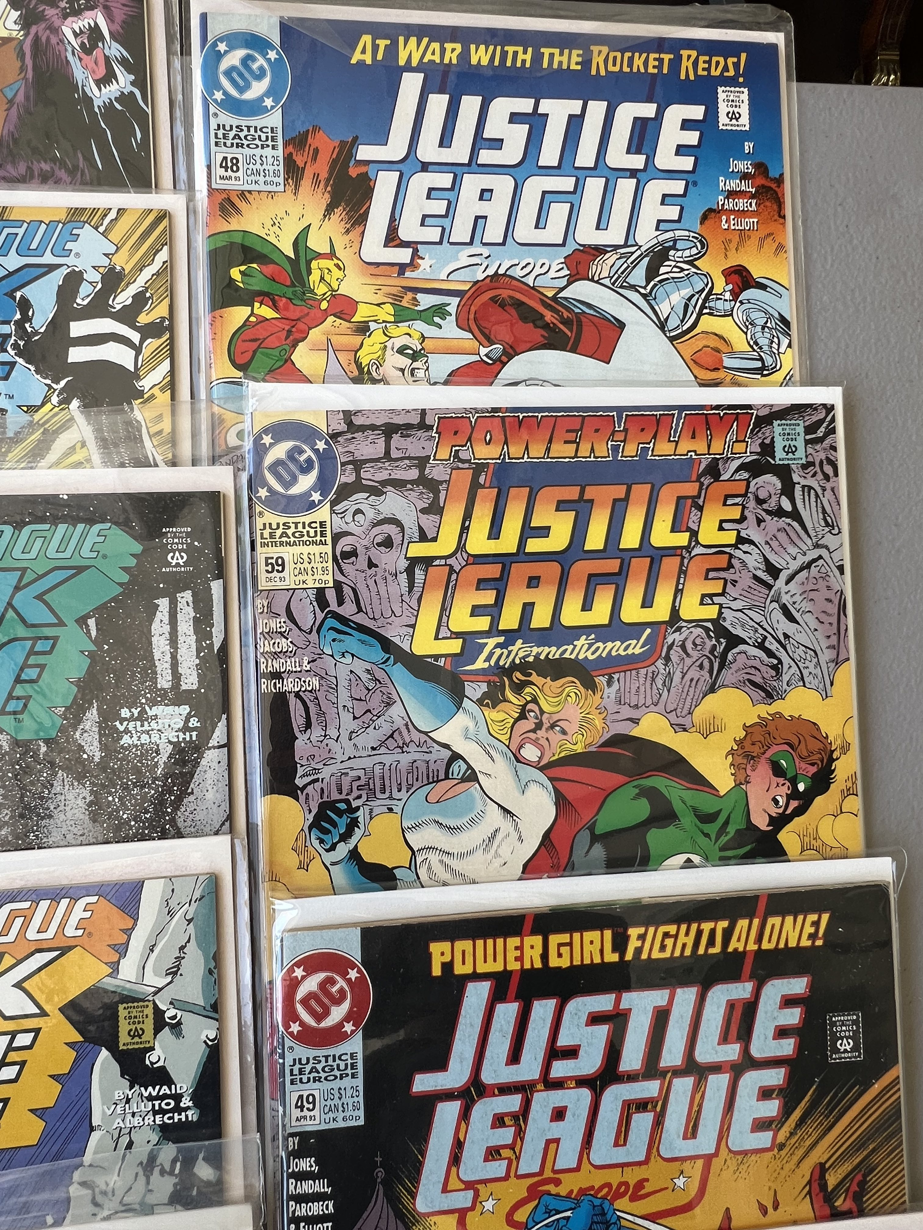 Comic Book Justice League America lot 24