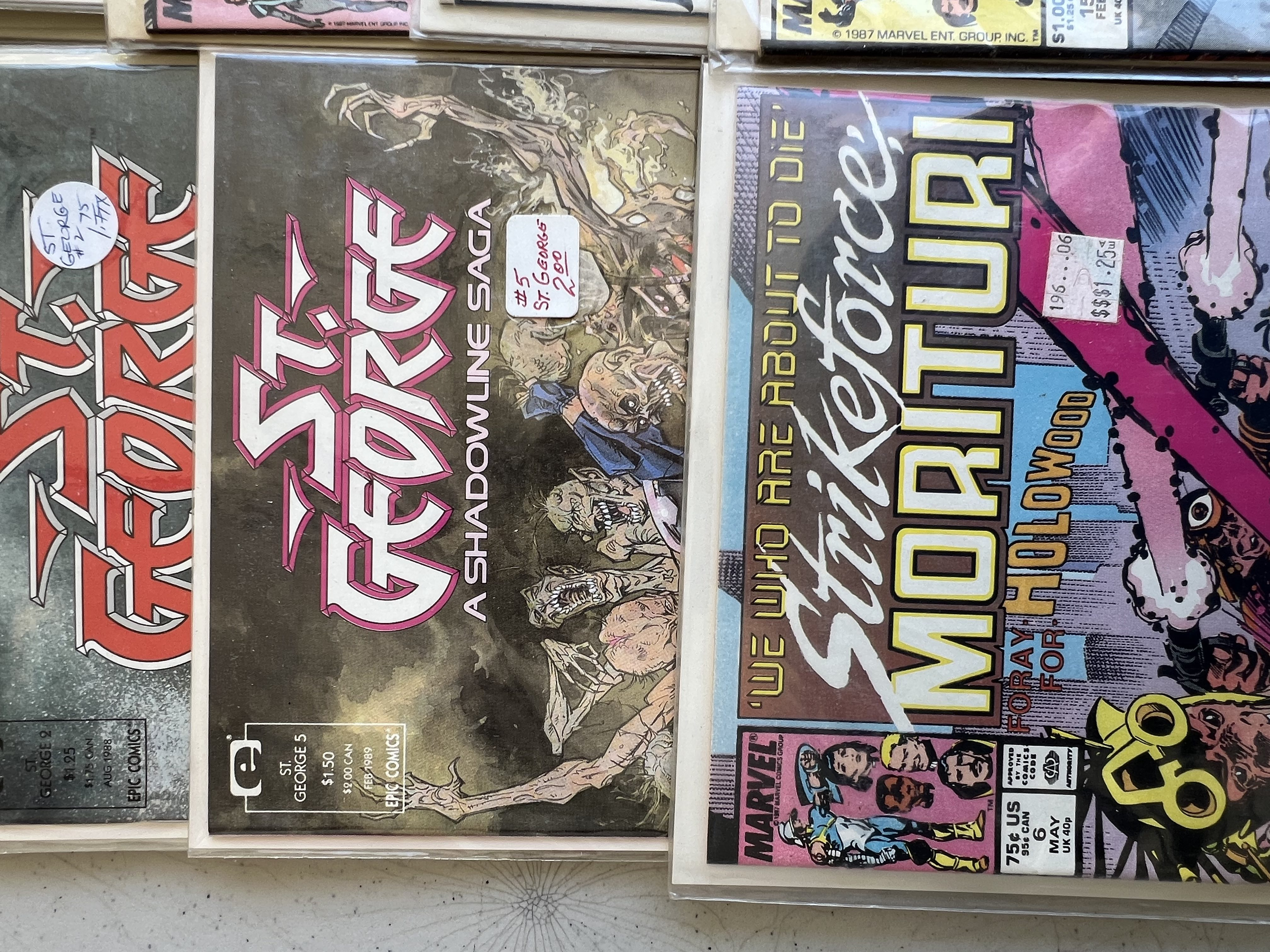 Comic book Strikeforce morituri St George  lot 19