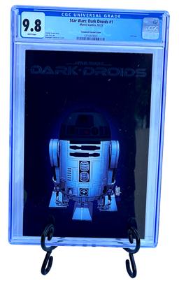 COMIC BOOK Star Wars Dark Droids #1 CGC 9.8 Camuncoli FOIL Variant R2D2 Marvel 2023