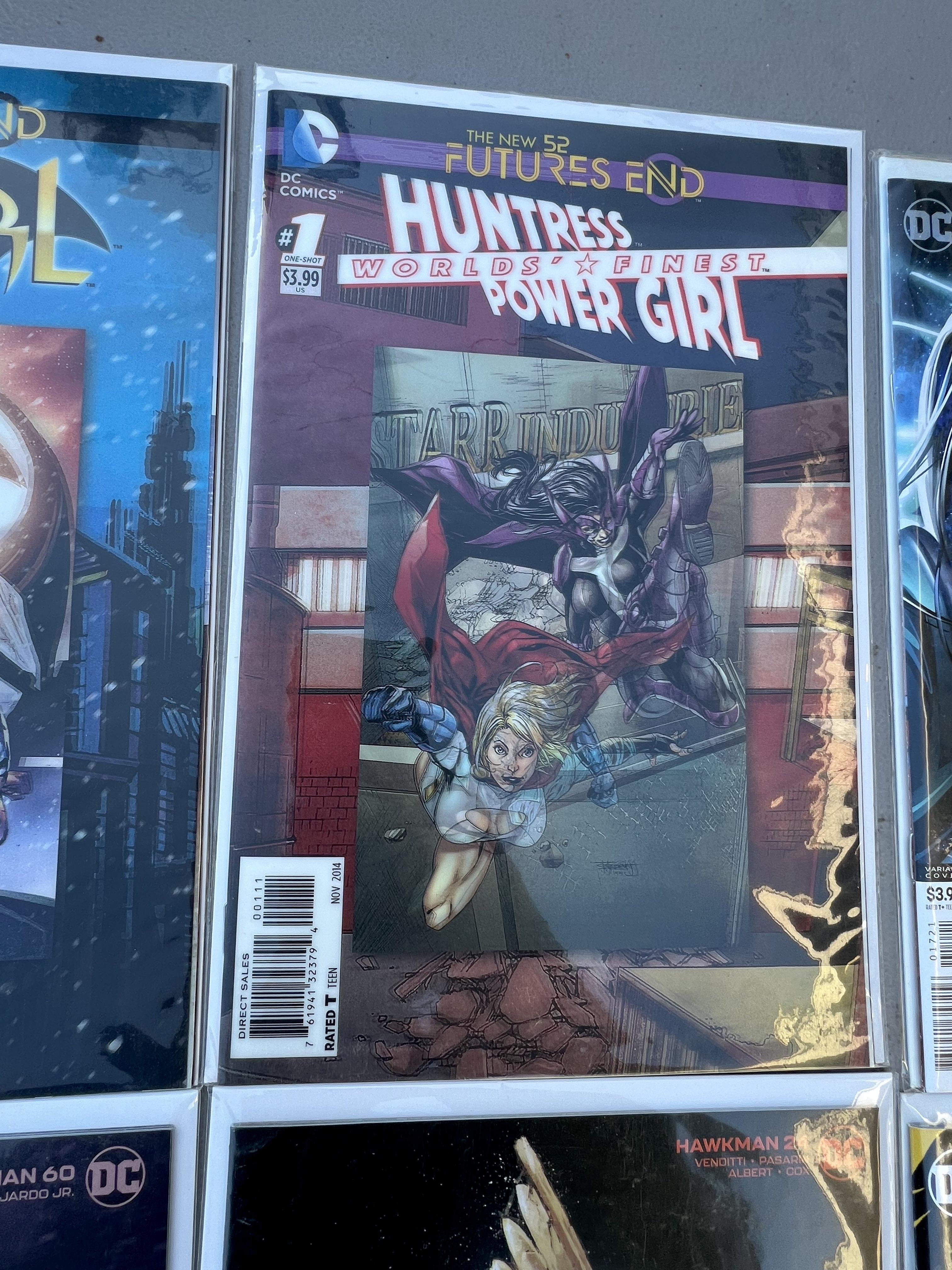 Comic Book collection lot 10 Batgirl 1, Huntress power girl 1, aquaman 67, DC