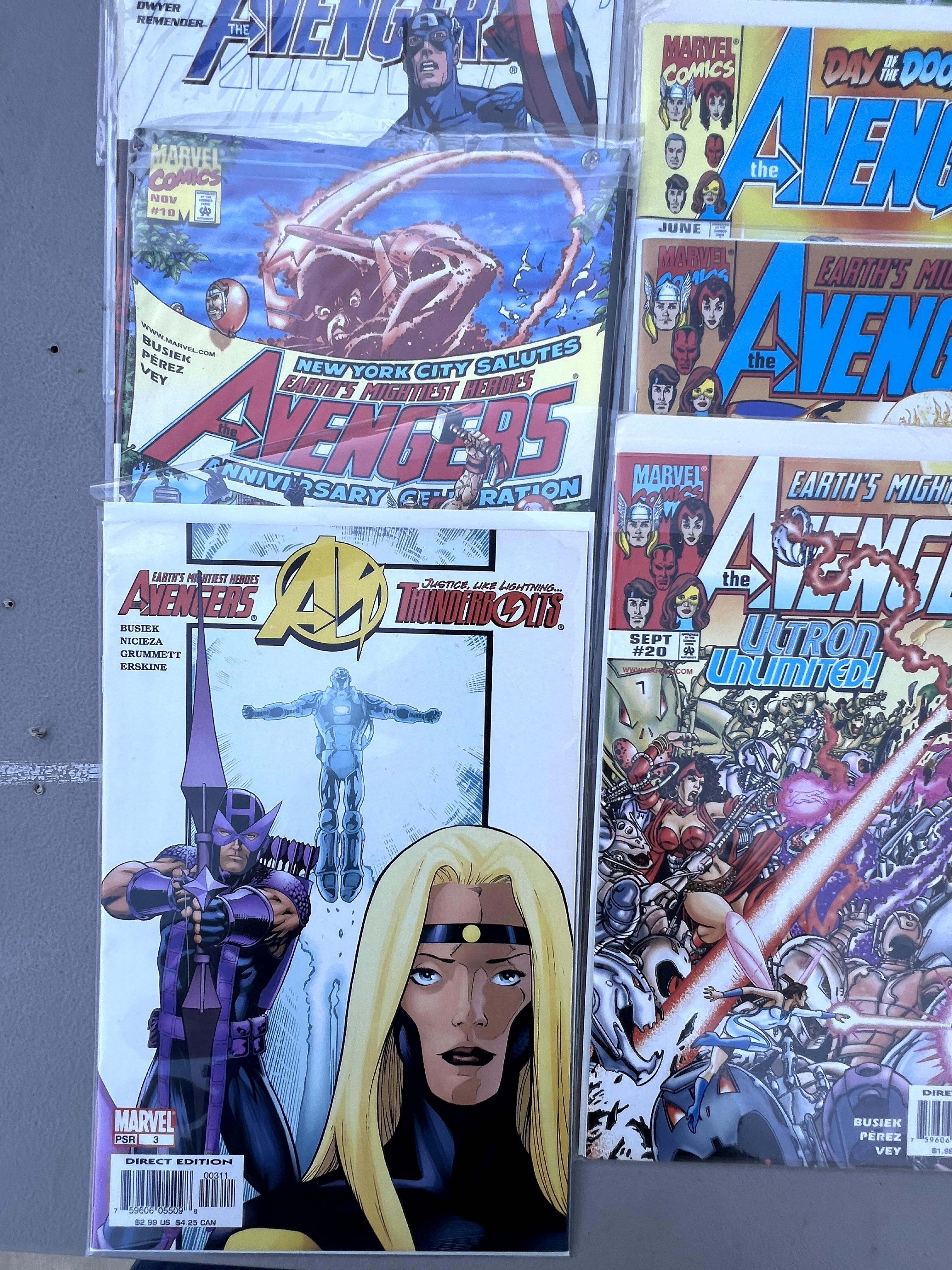 Comic Book Avengers collection lot 21 Marvel comics