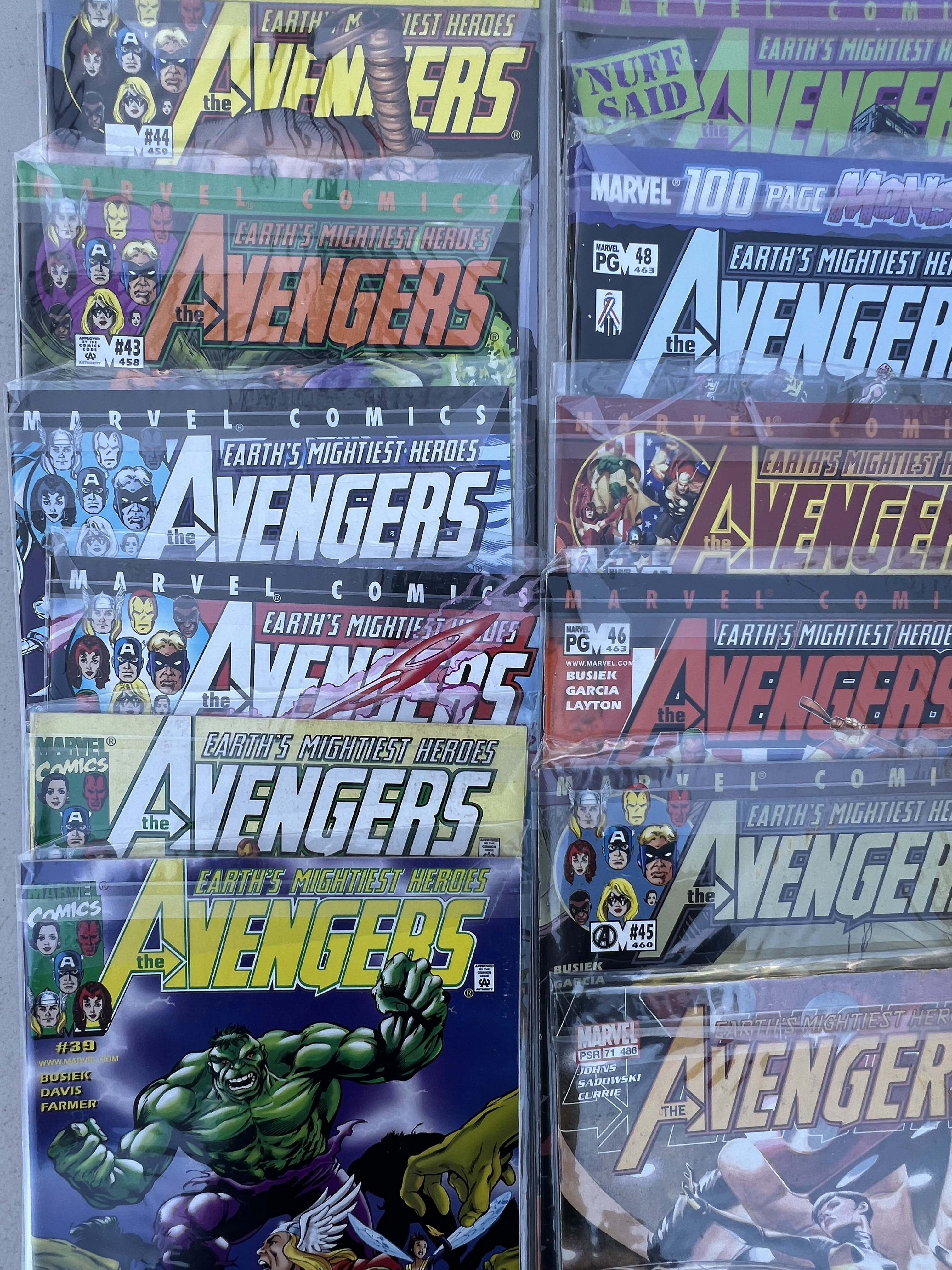 Comic Book Avengers collection lot 25 Marvel comics