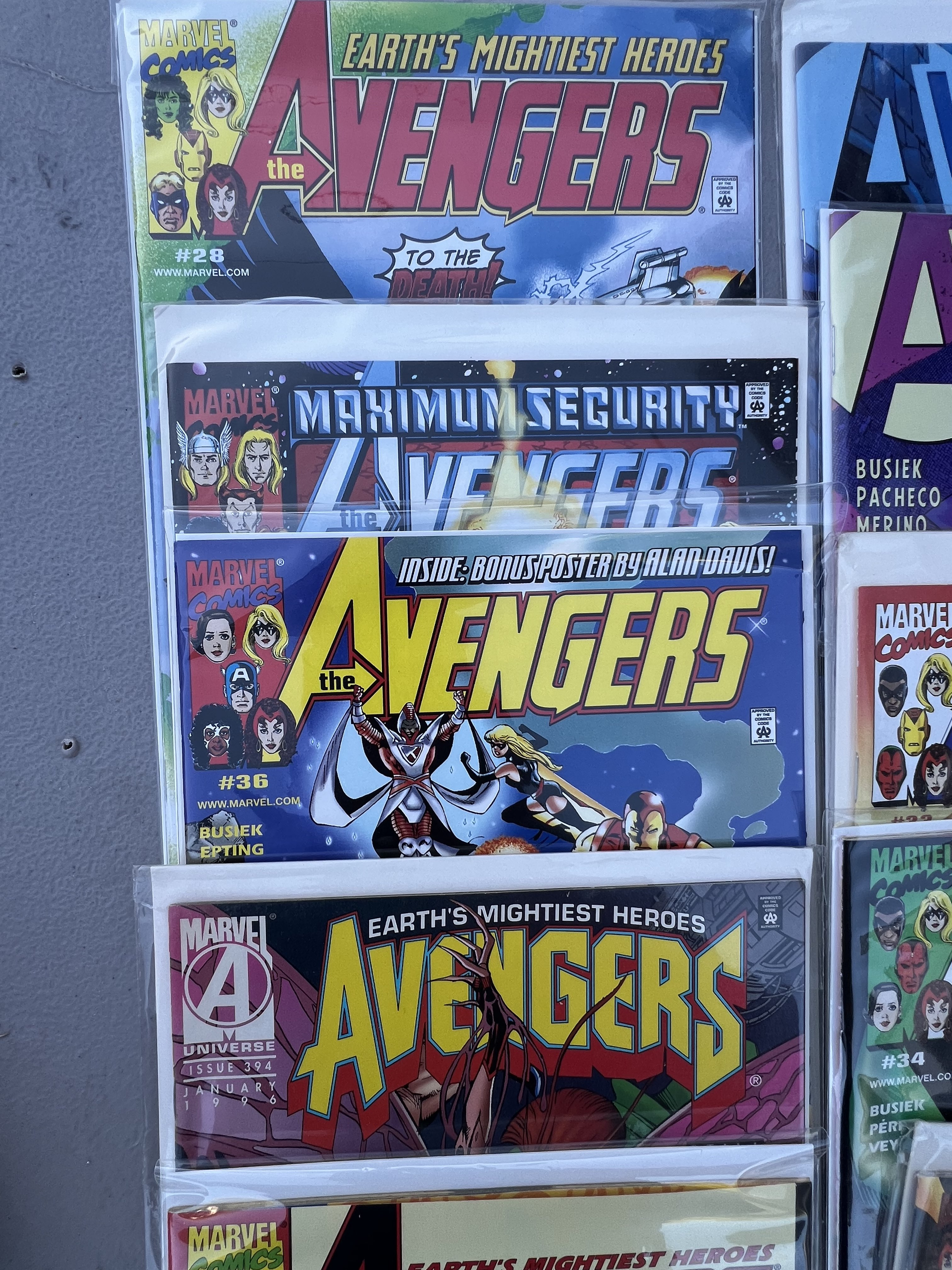 Comic Book Avengers collection lot 25 Marvel comics