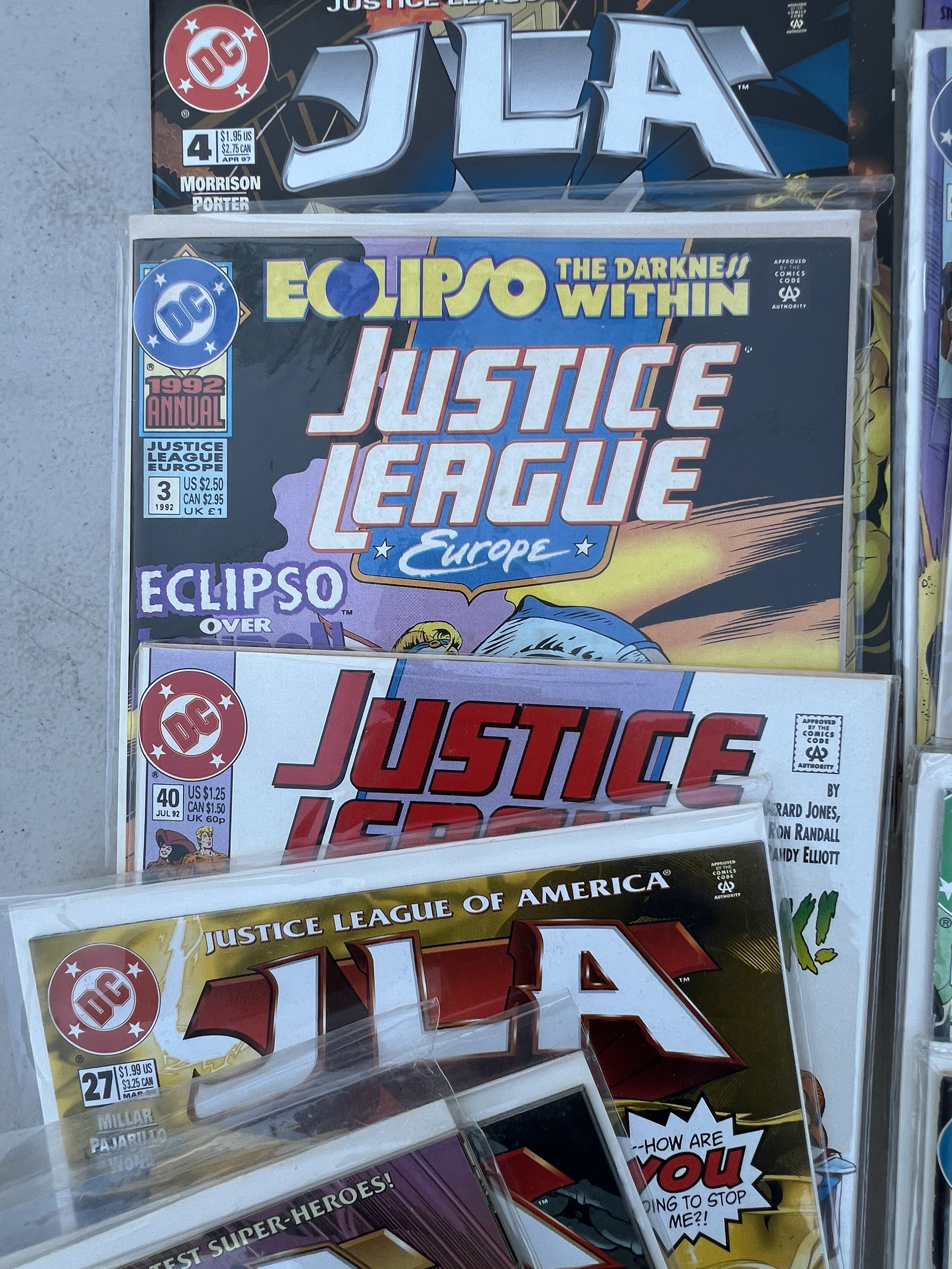 Comic Book Justice League America collection lot 25 DC comics