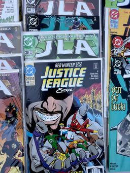 Comic Book Justice League America collection lot 25 DC comics