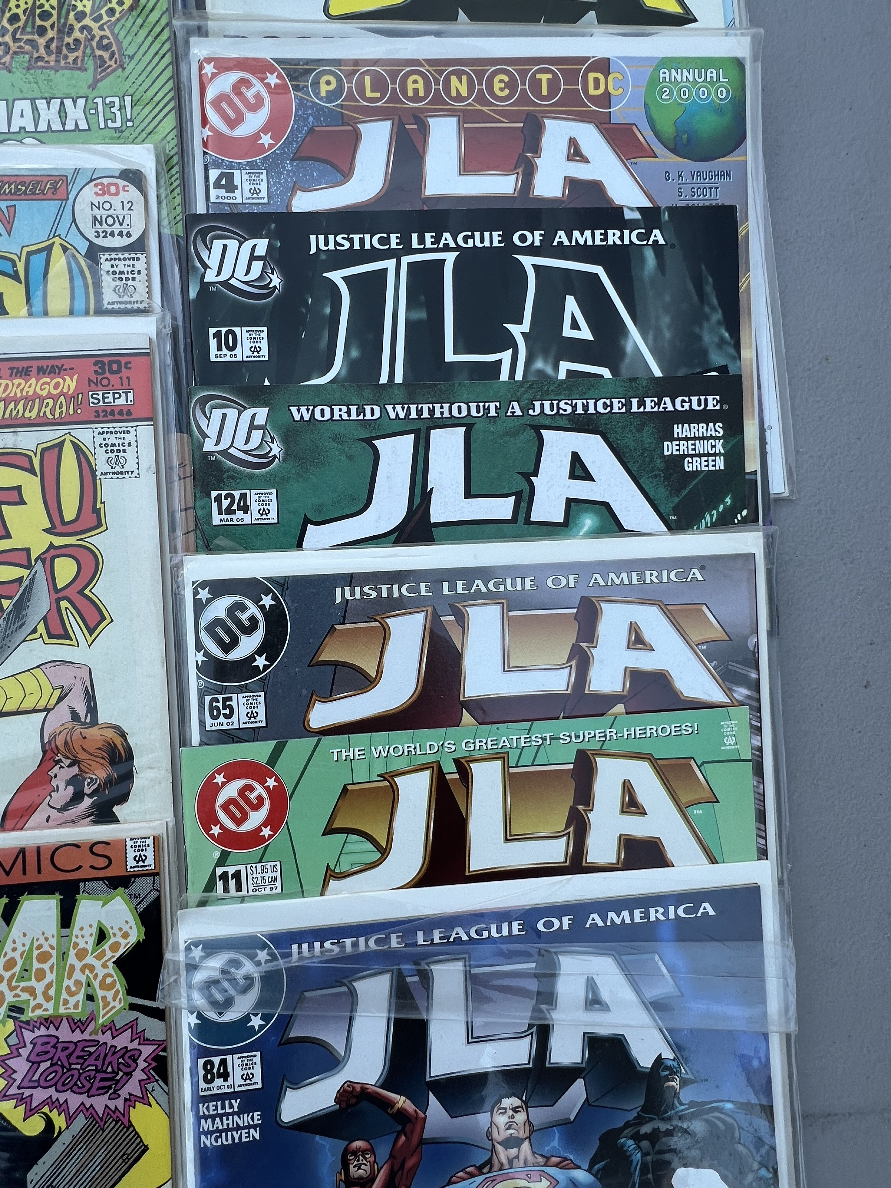 Comic Book Avengers Jaguar Kung Fu collection lot 22 Marvel comics