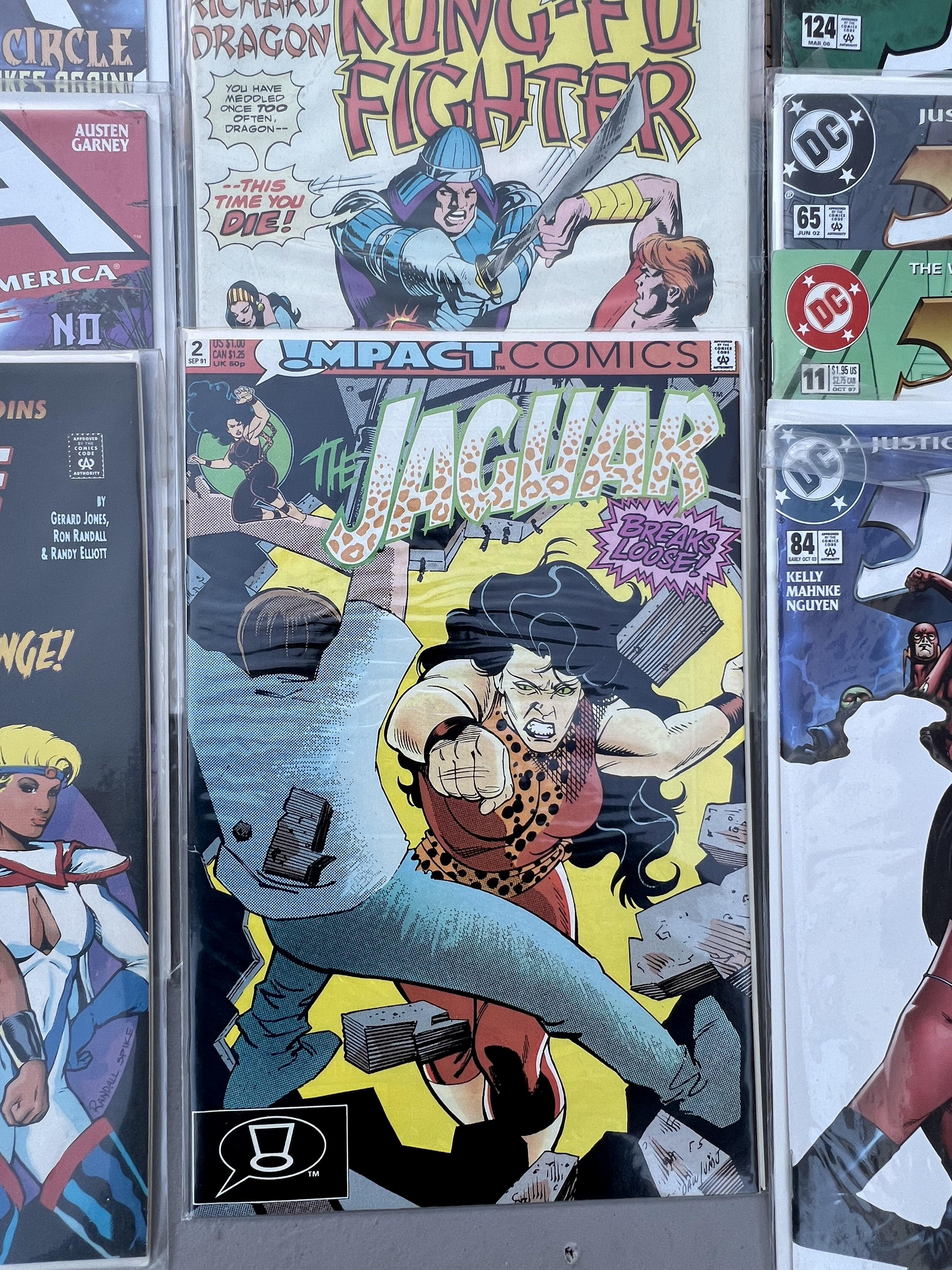 Comic Book Avengers Jaguar Kung Fu collection lot 22 Marvel comics