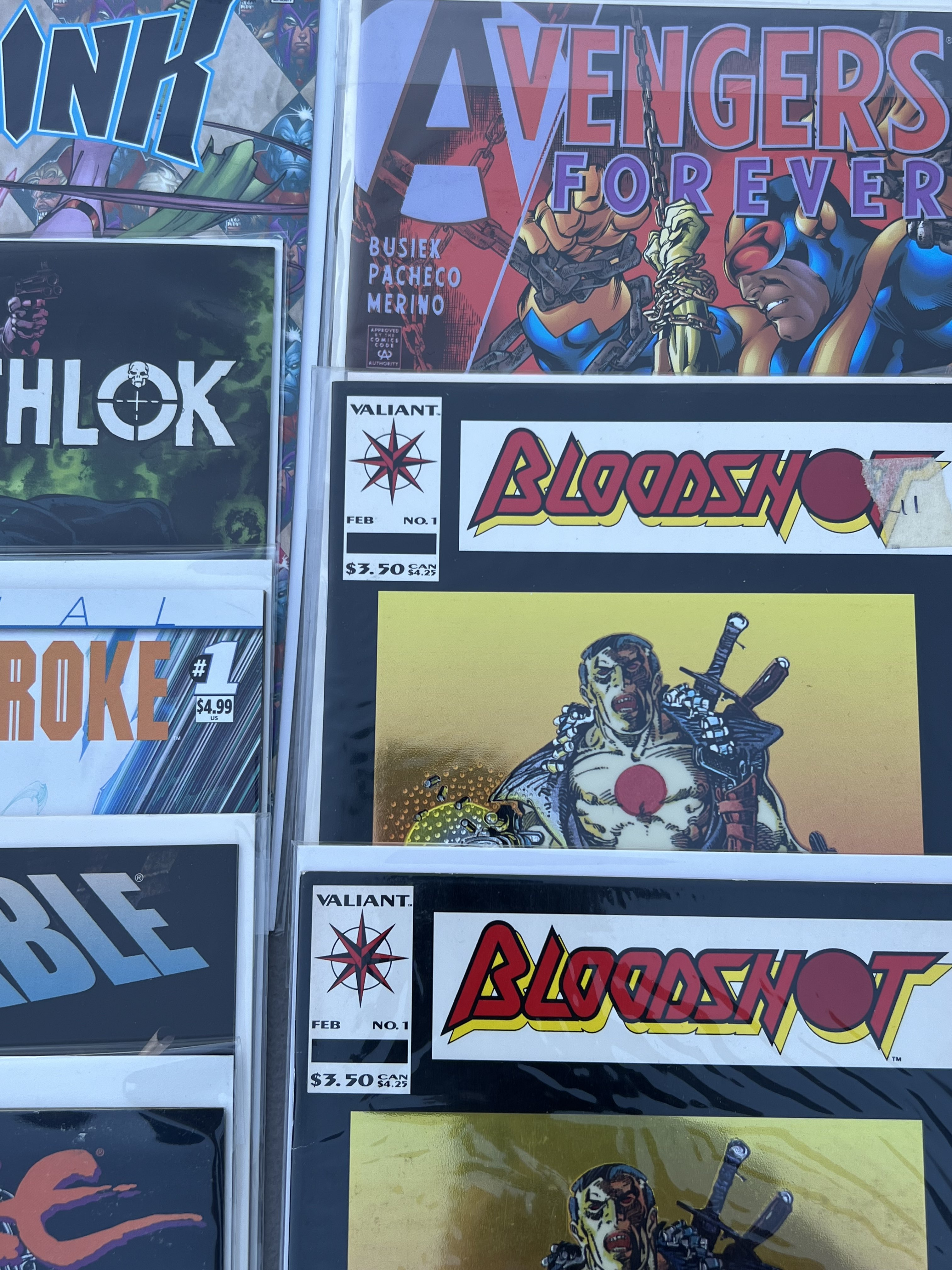 Comic Book Cable Bloodshot Deathlok Avengers collection lot 20